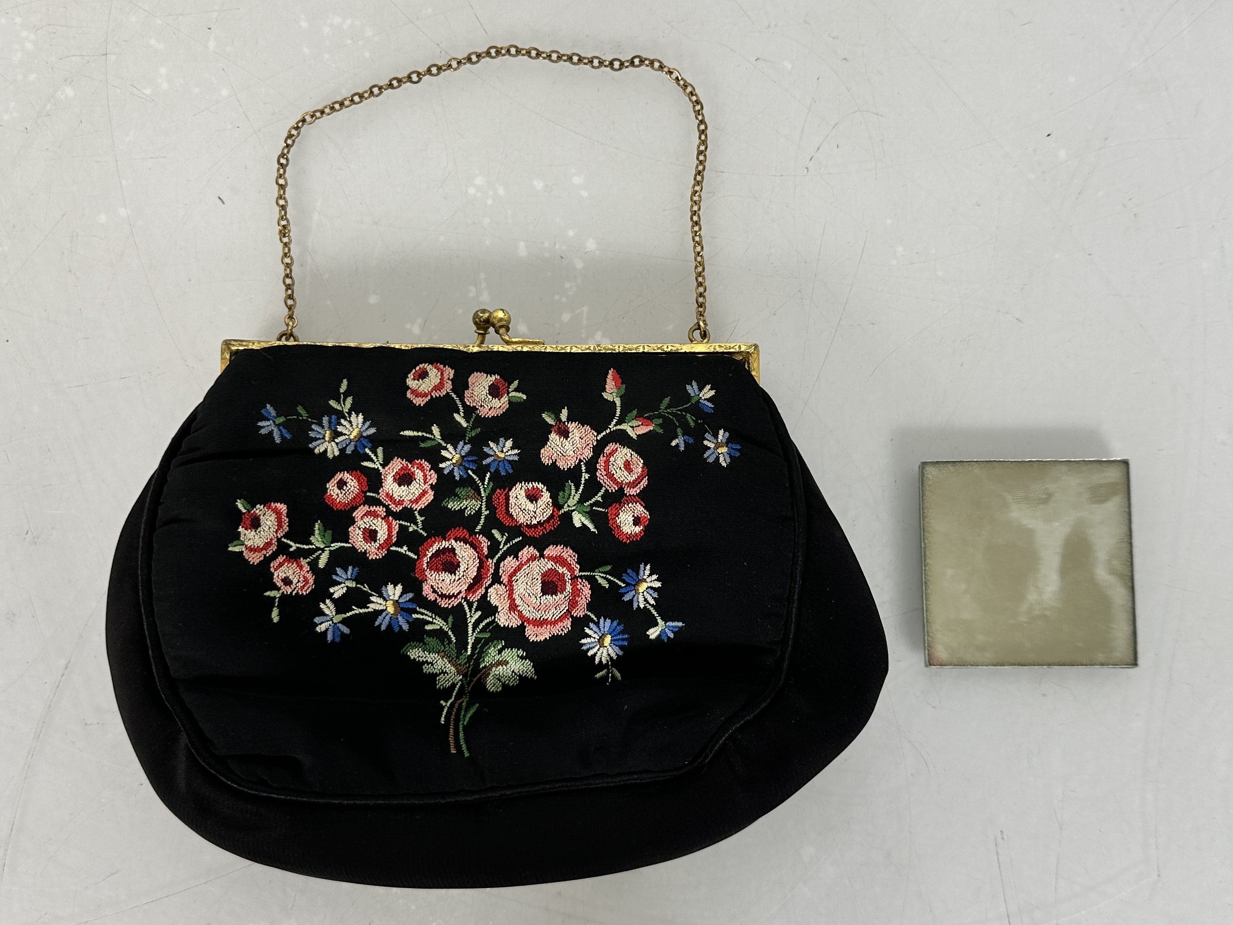 Vintage Black Embroidered Gorwood Purse – MSU Surplus Store