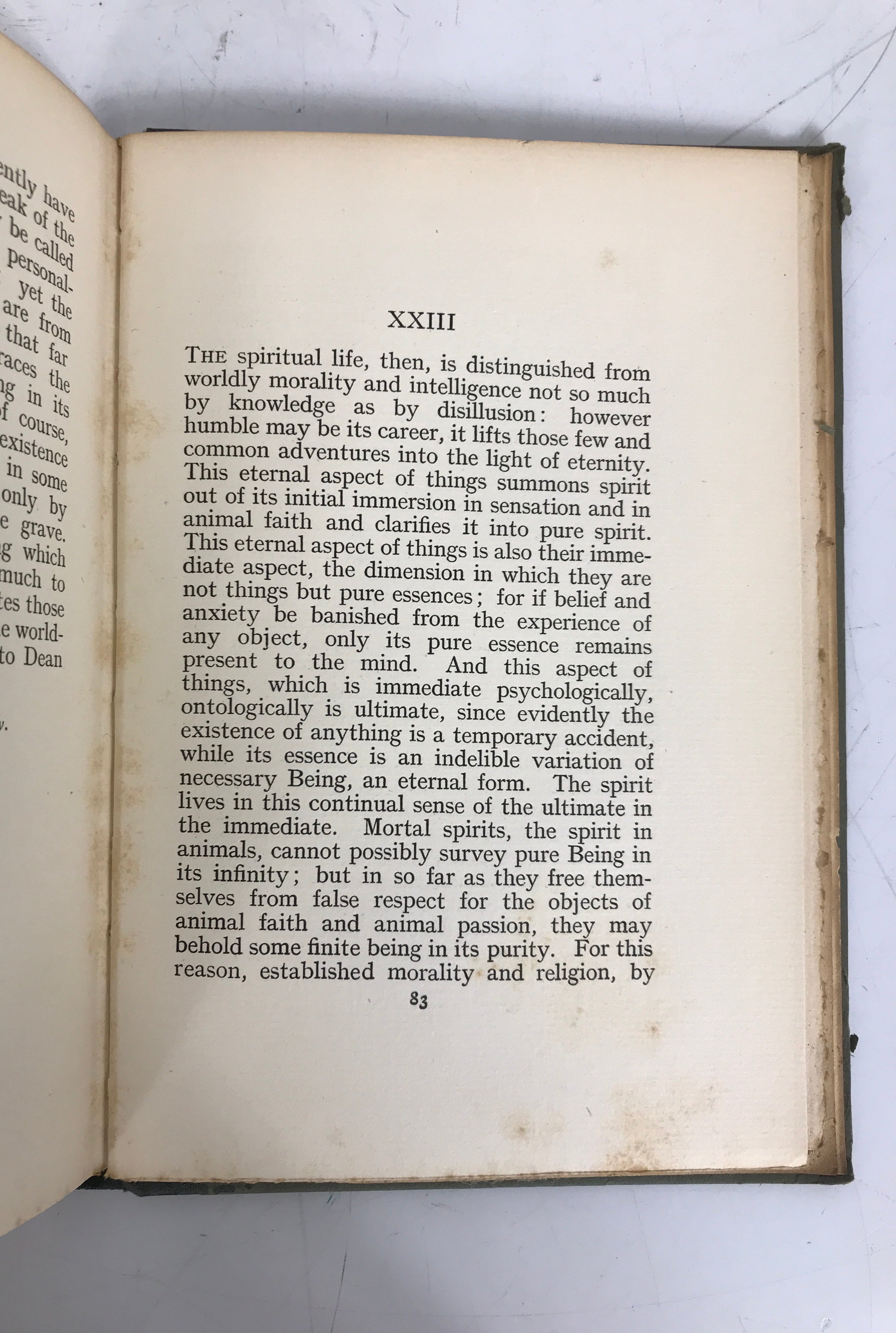 Platonism and the Spiritual Life George Santayana 1927 HC