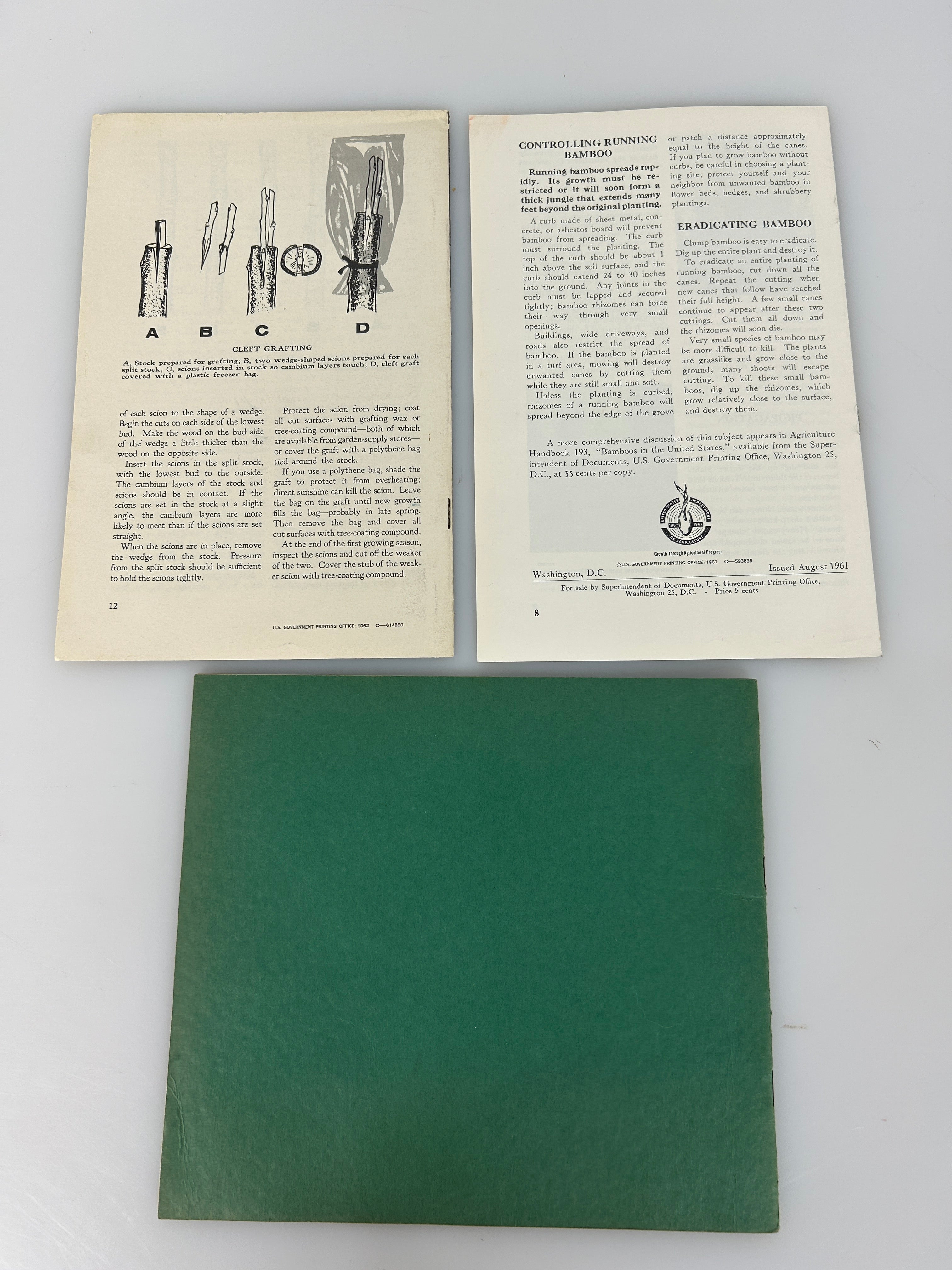 Lot of 3 vintage landscaping pamphlets/booklets 1950-1960's