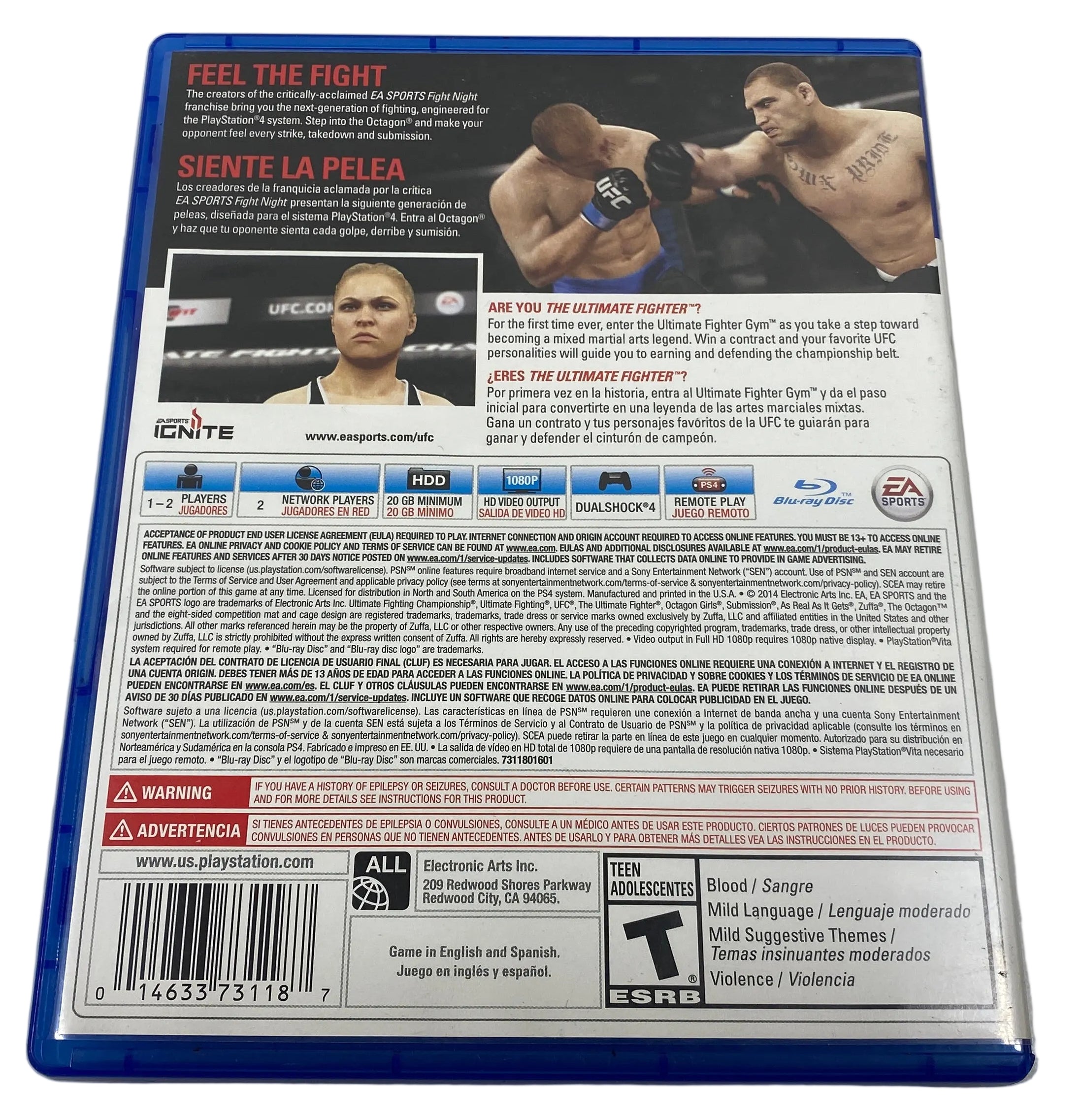 EA Sports UFC for PS4