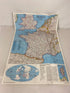 2 Maps: Nat Geo Historical France (1989)/Kummerly & Fey Frankreich Map (c1972)