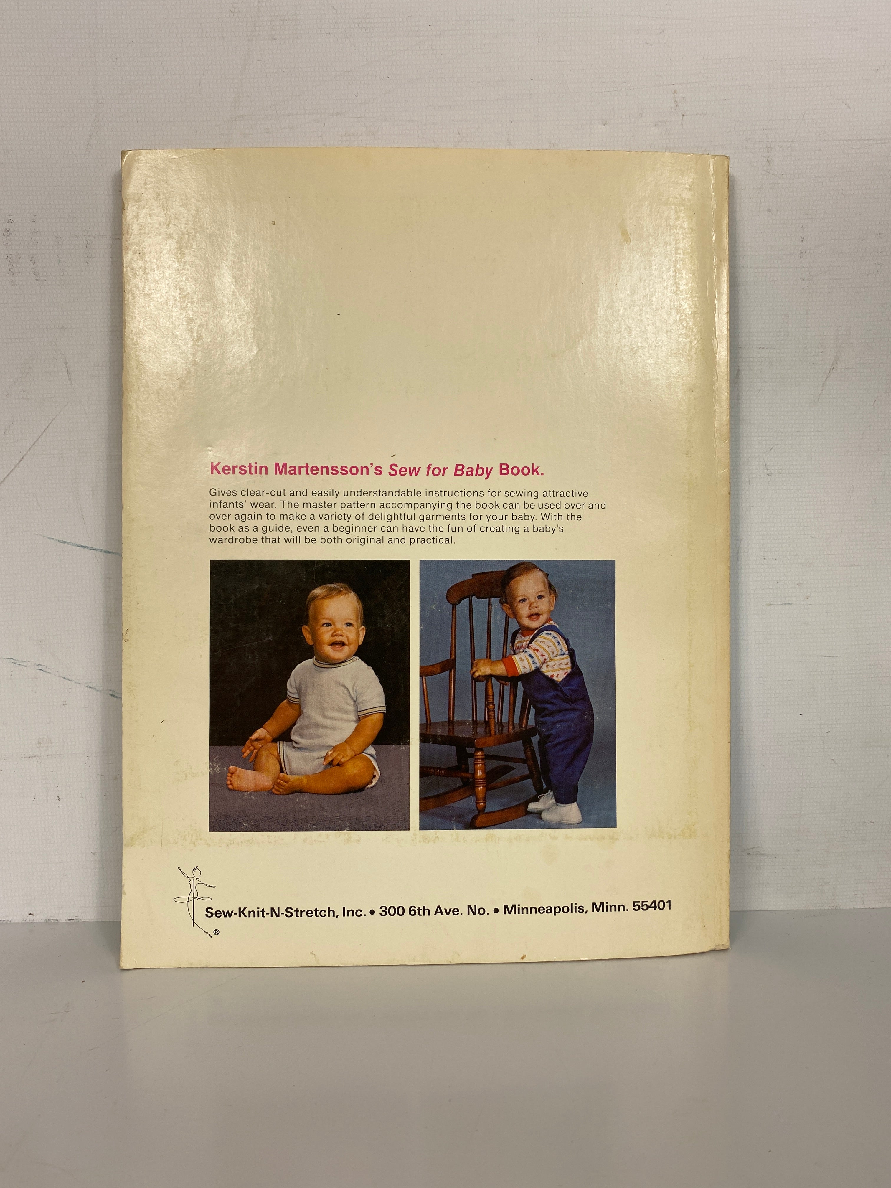 Vintage Sew for Baby The Fun Way by Kerstin Martensson With Pattern 1974 SC