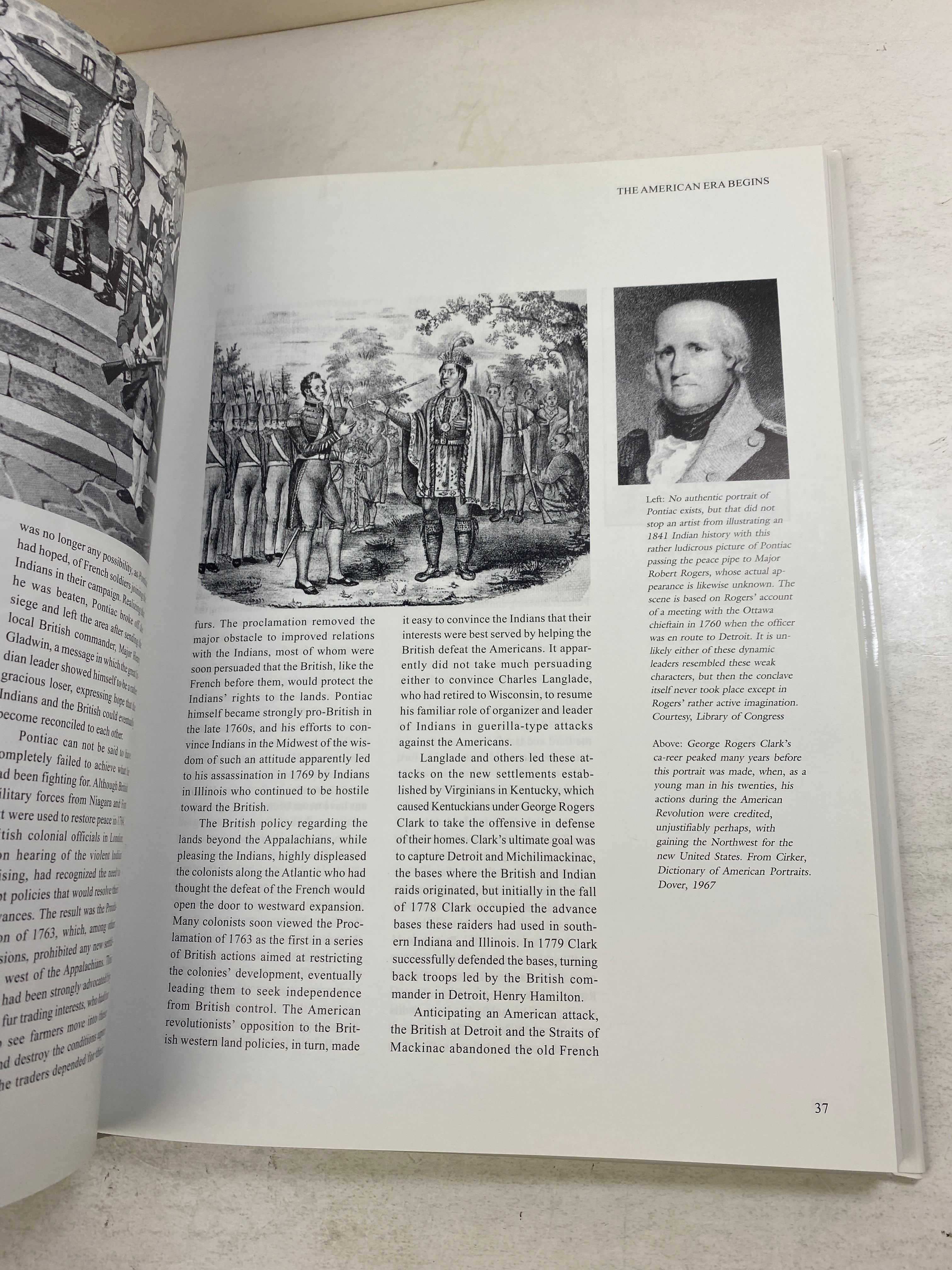 Michigan Great Lakes State Illustrated History HCDJ 2005