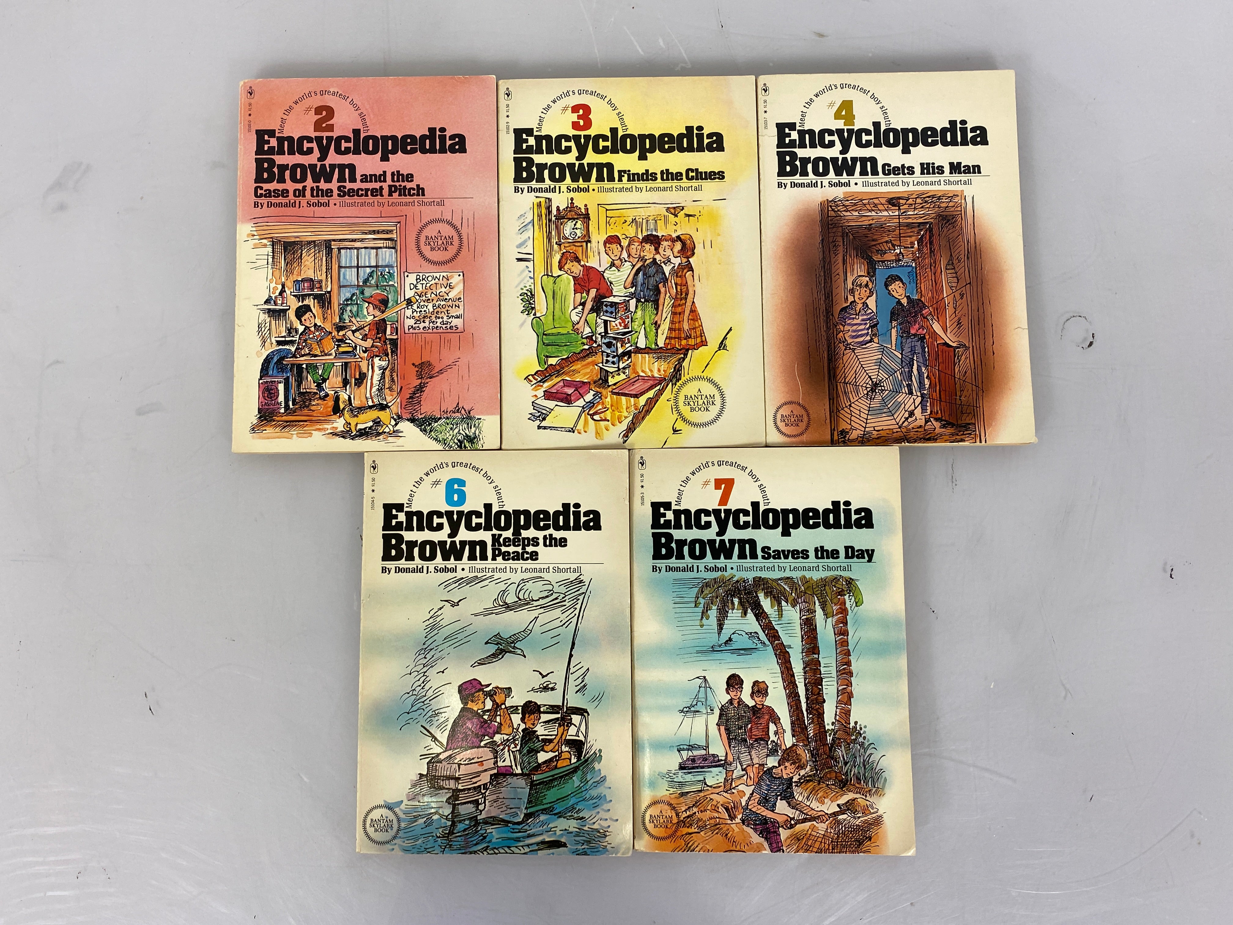 Set of 5: Meet the World's Greatest Boy Sleuth Sobol 1965-1970 PB