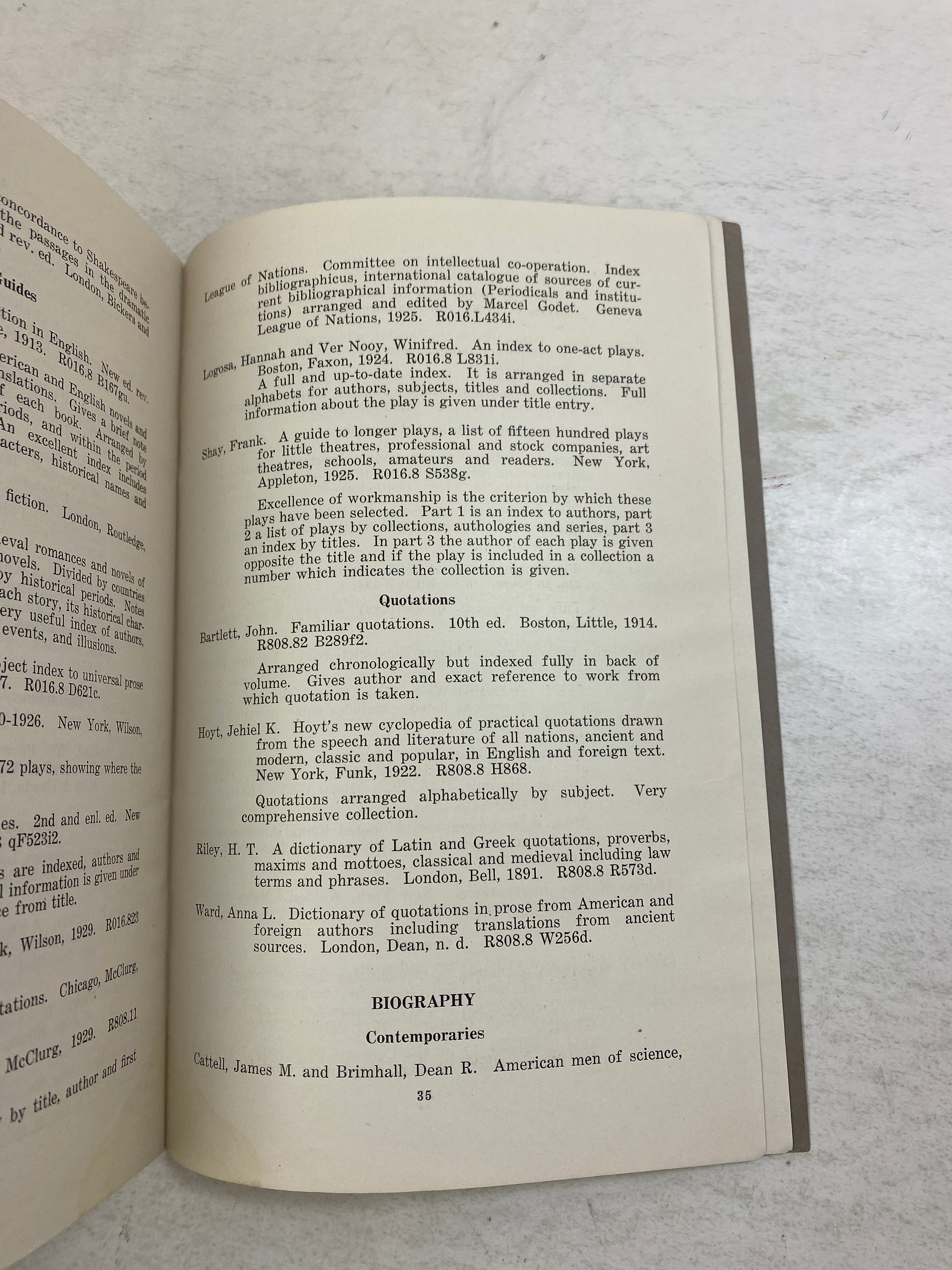 MSU Michigan State College Library Handbook SC 1930