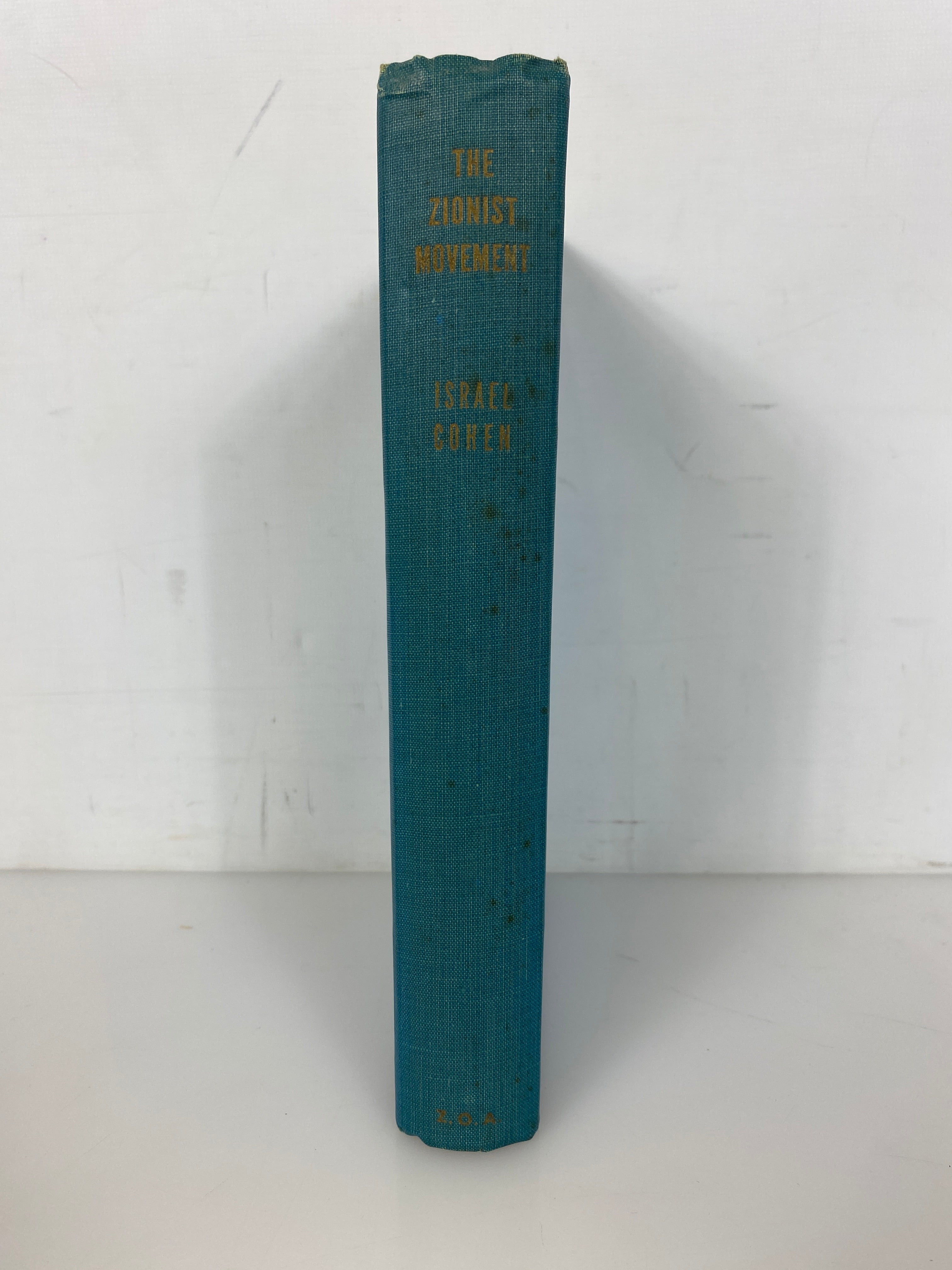 The Zionist Movement by Israel Cohen 1946 Zionist Org of America Vintage HC