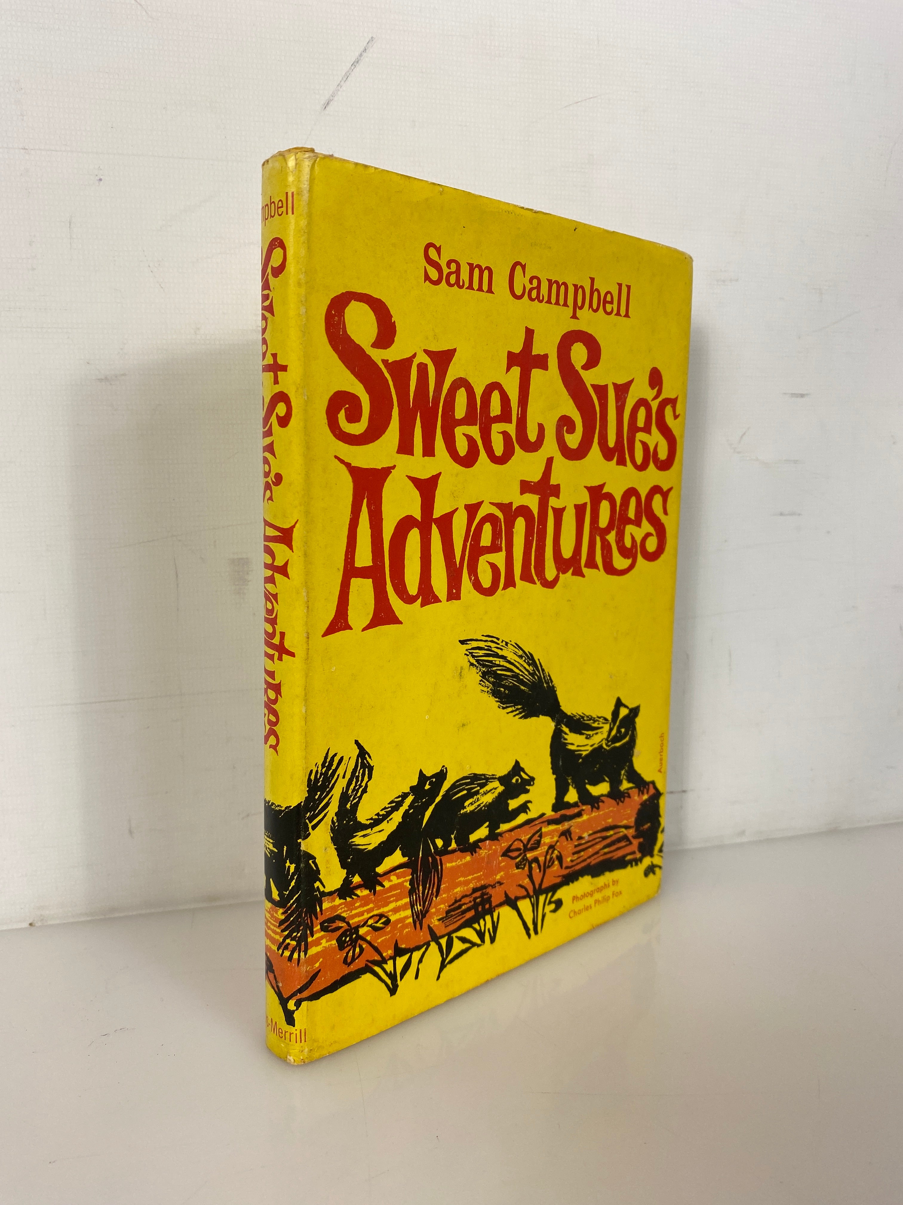 Sweet Sue's Adventures by Sam Campbell (A Skunk Family) 1959 1st Edition HC DJ