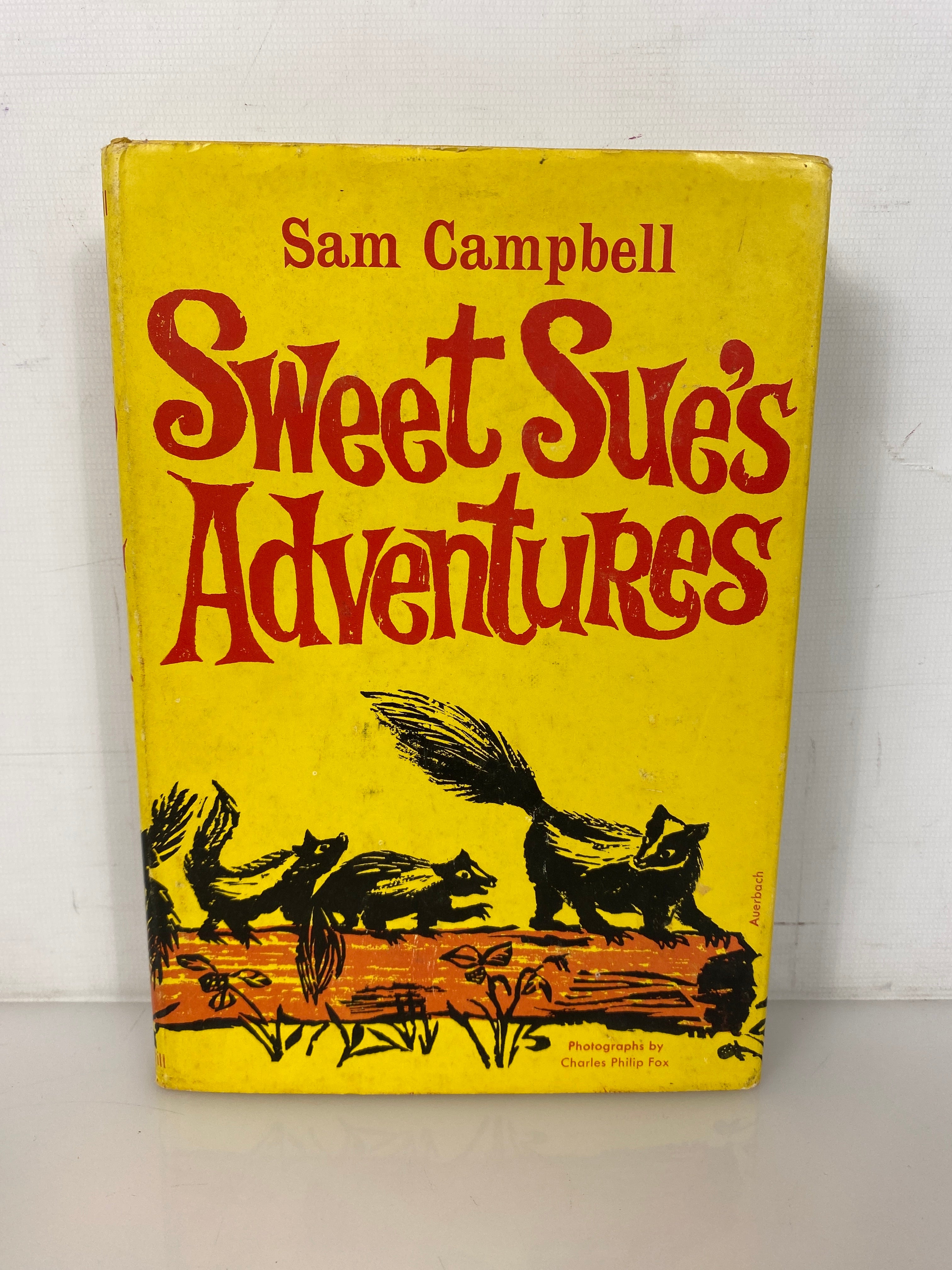 Sweet Sue's Adventures by Sam Campbell (A Skunk Family) 1959 1st Edition HC DJ