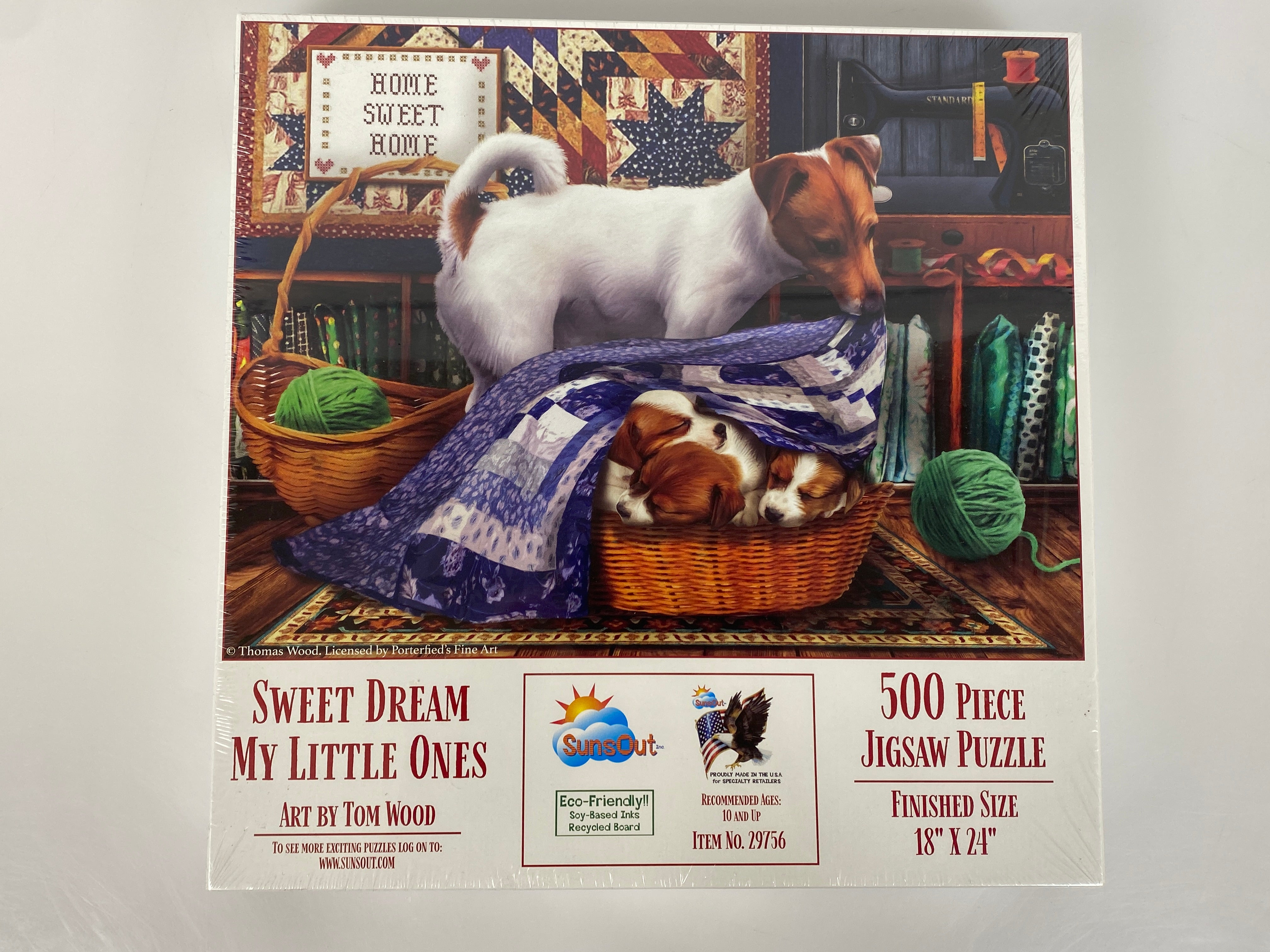 SunsOut "Sweet Dreams My Little Ones" 500 Piece Jigsaw Puzzle