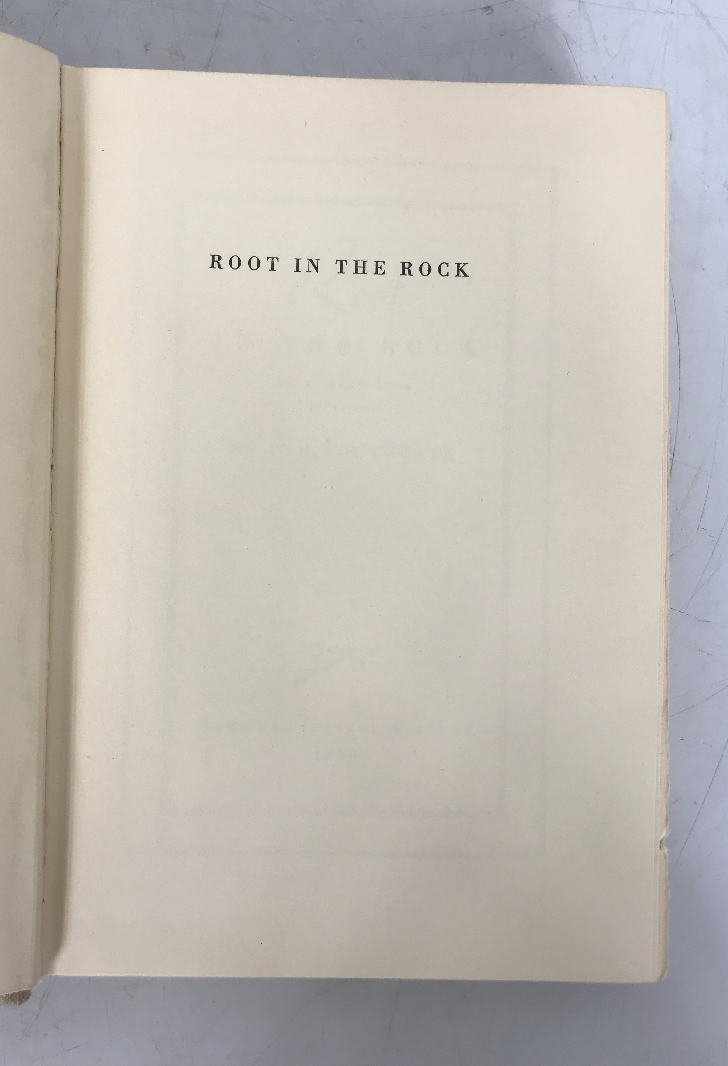 Root in the Rock An Indian Saga D.J. Southgate 1938 1st American Ed HC DJ