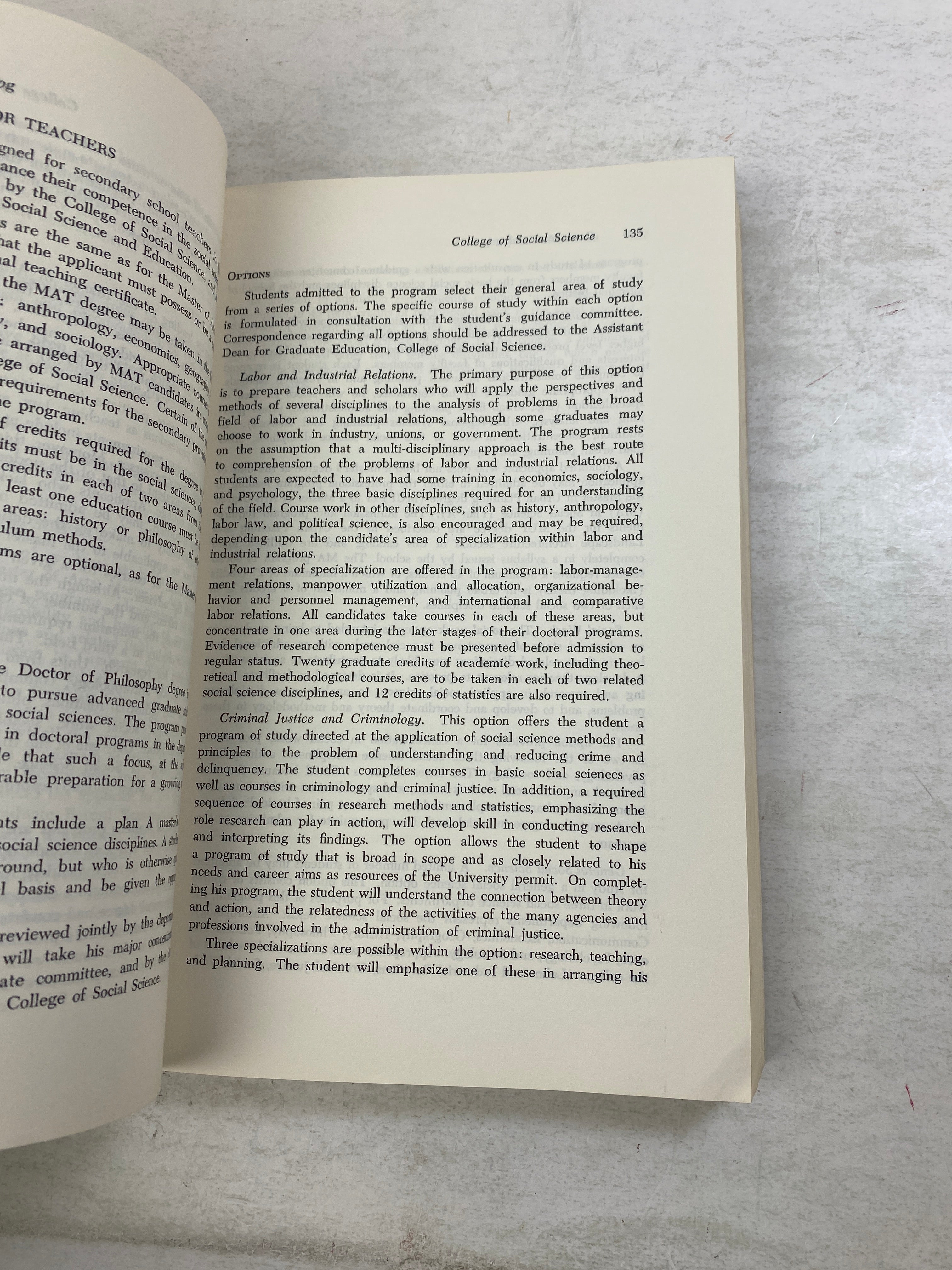 MSU Vintage Graduate Study Catalog 1971-1972