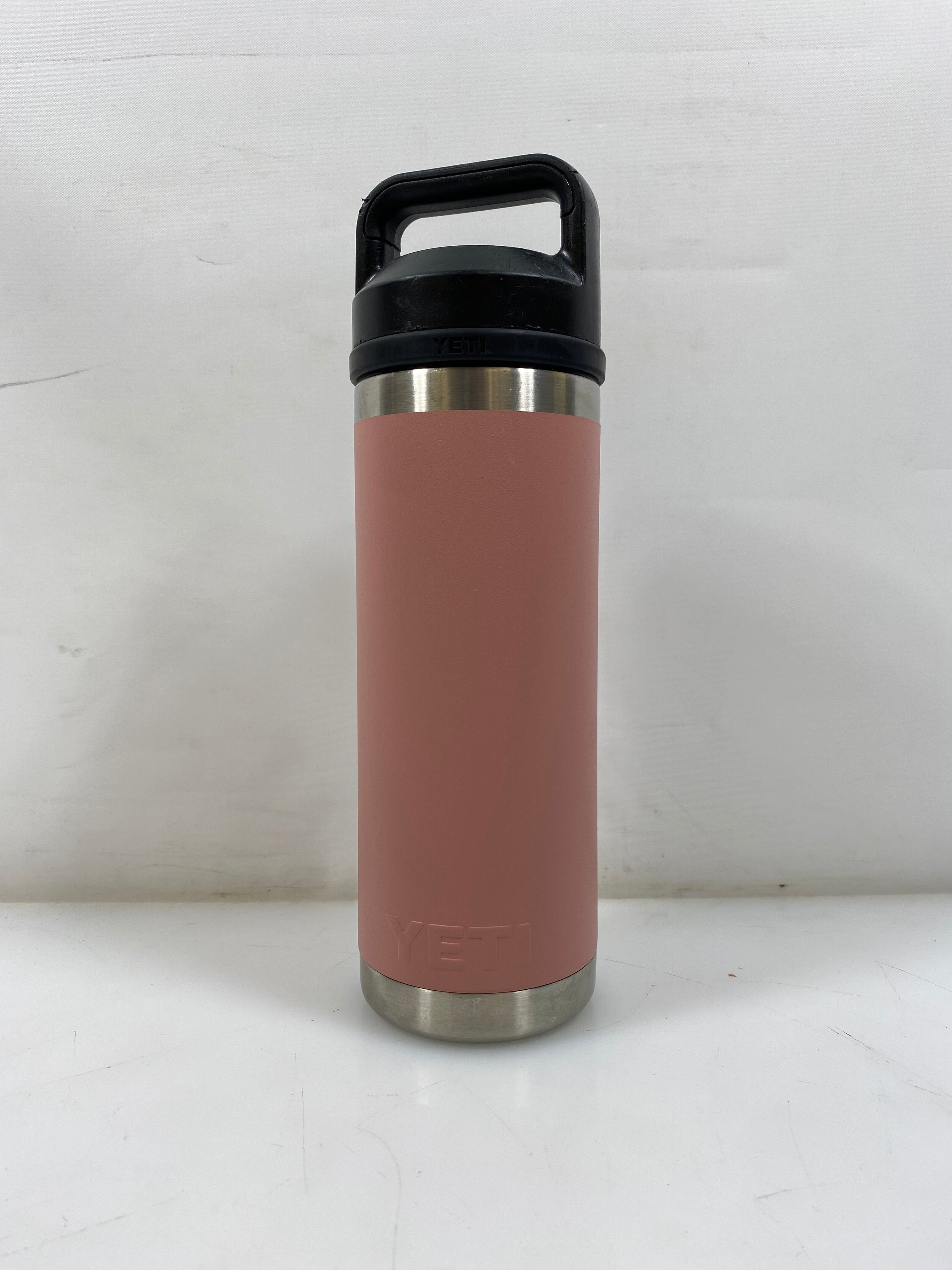 Yeti Sandstone Pink 18 oz Rambler
