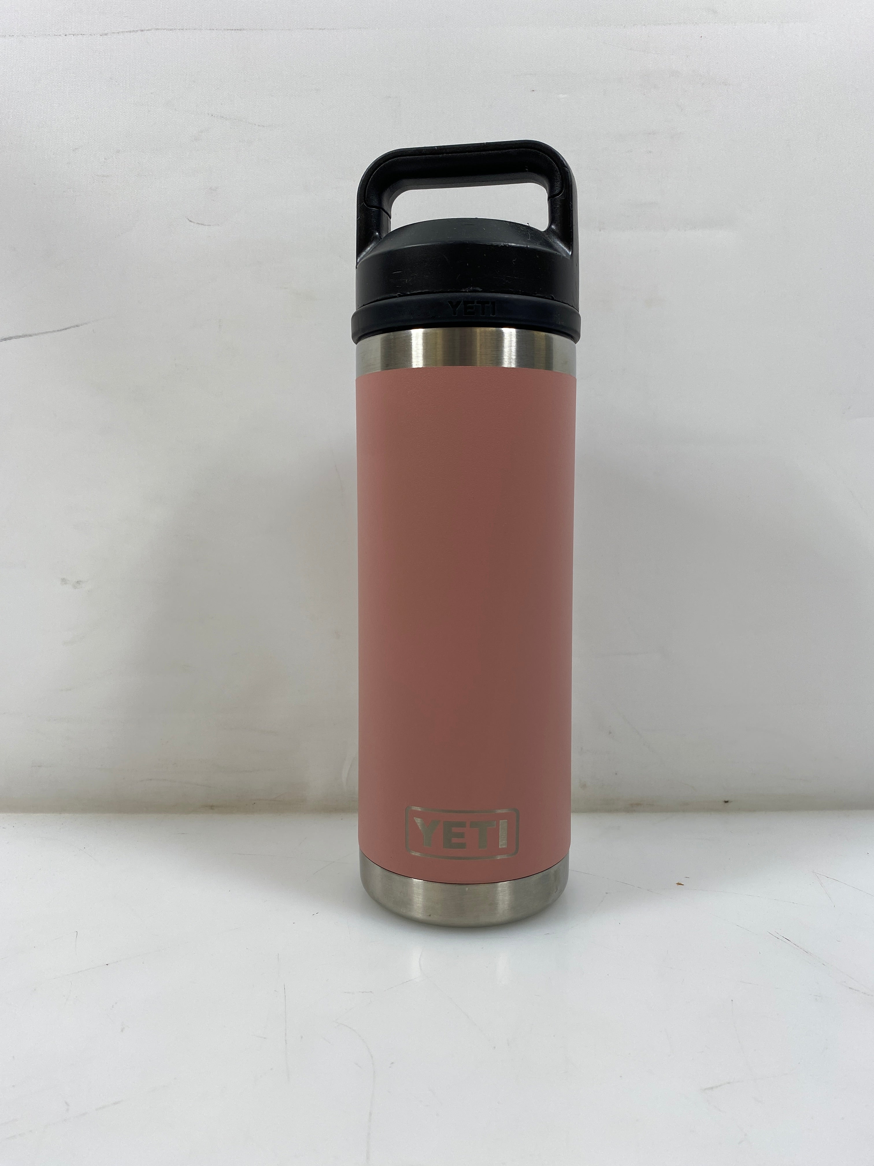 Yeti Sandstone Pink 18 oz Rambler