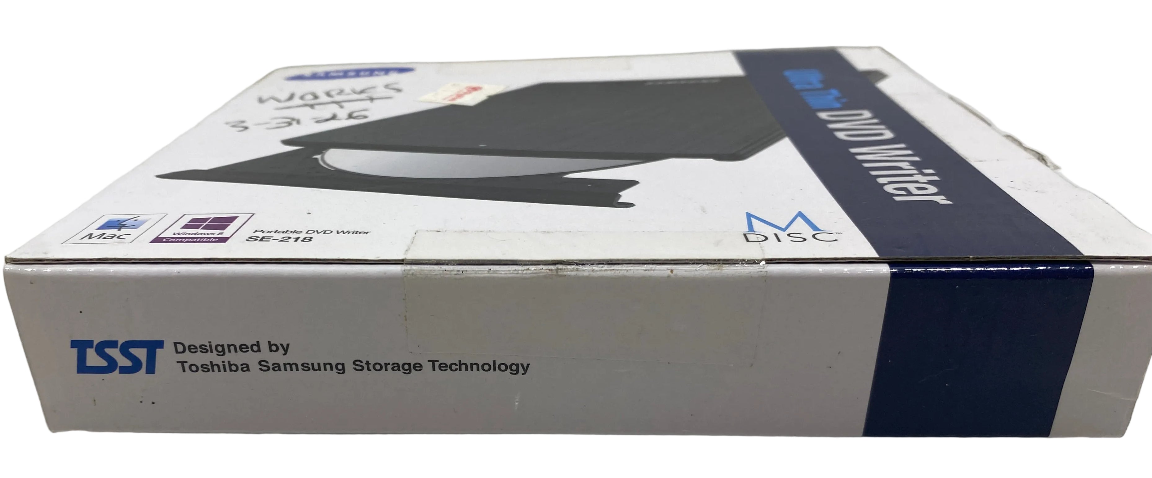 SAMSUNG TSST SE-218GN/RSBD Ultra-Slim Optical 8X DVD Rewriter Drive
