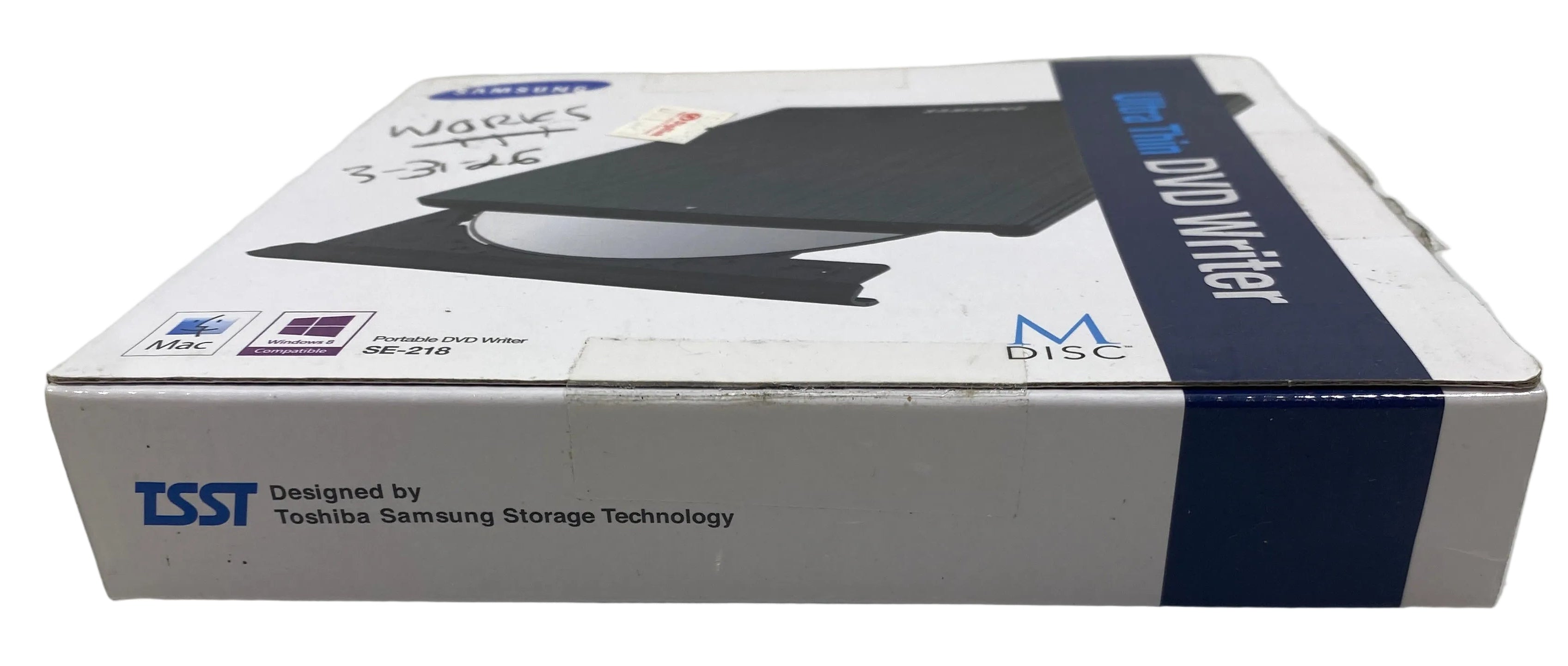 SAMSUNG TSST SE-218GN/RSBD Ultra-Slim Optical 8X DVD Rewriter Drive