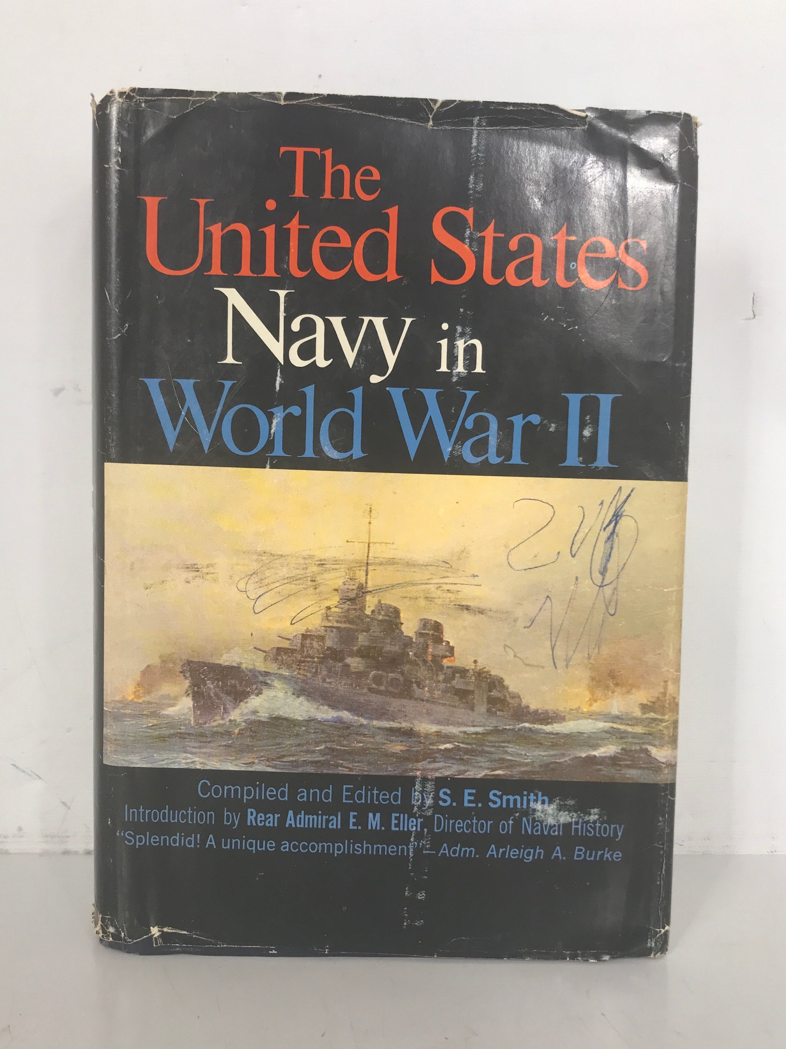 The United States Navy in WWII S.E. Smith 1966 HC DJ