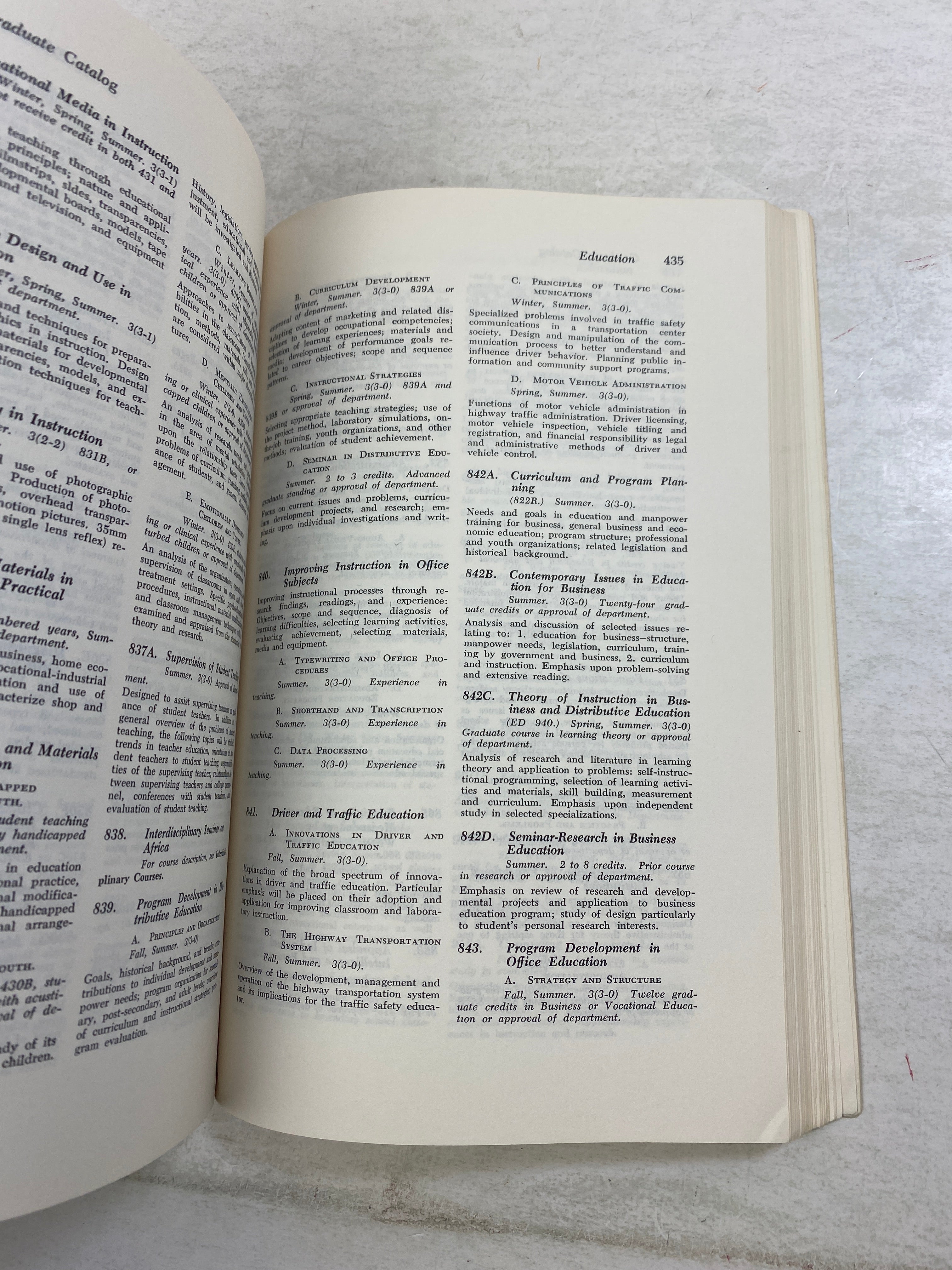MSU Vintage Graduate Study Catalog 1971-1972