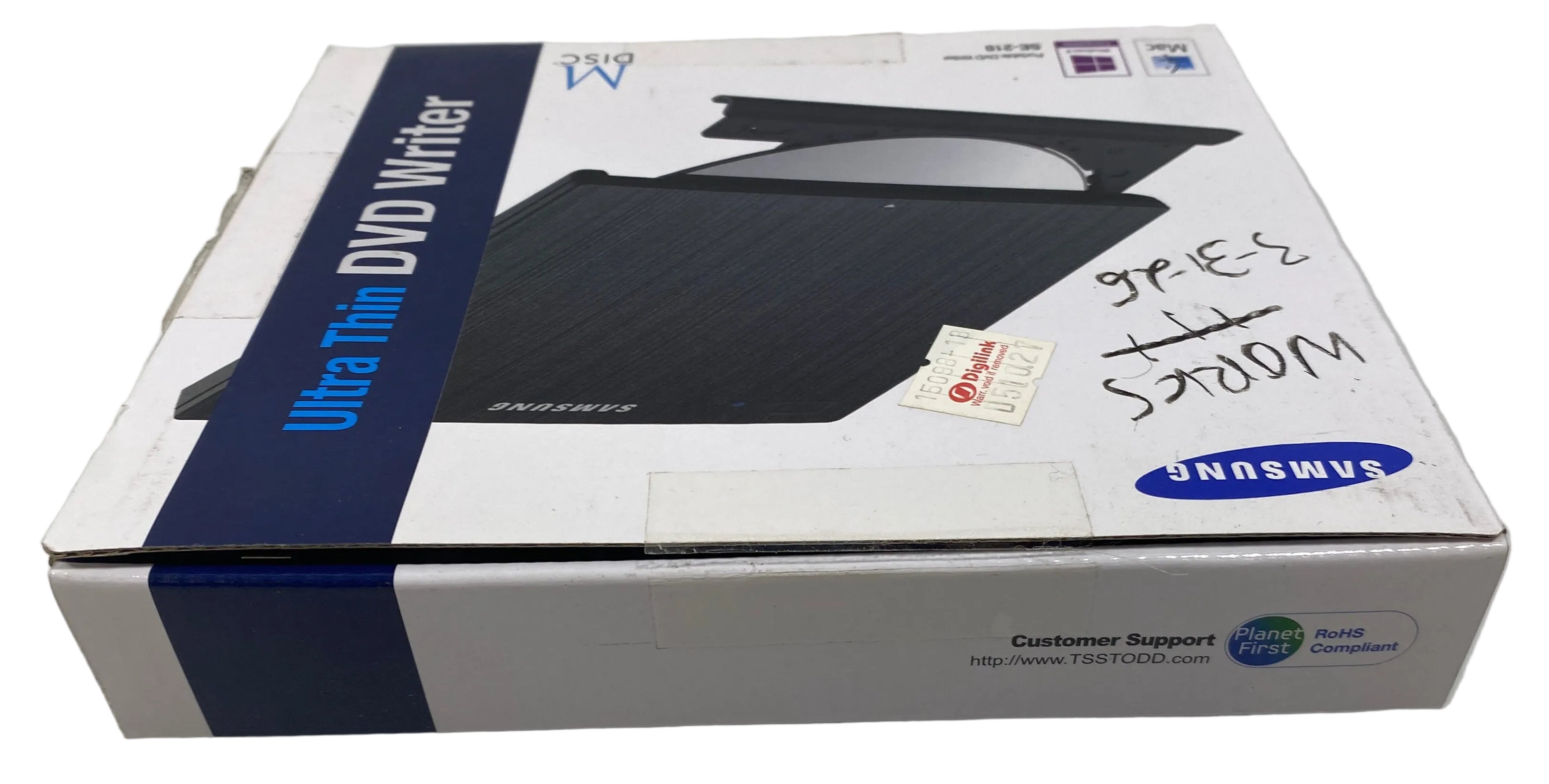 SAMSUNG TSST SE-218GN/RSBD Ultra-Slim Optical 8X DVD Rewriter Drive