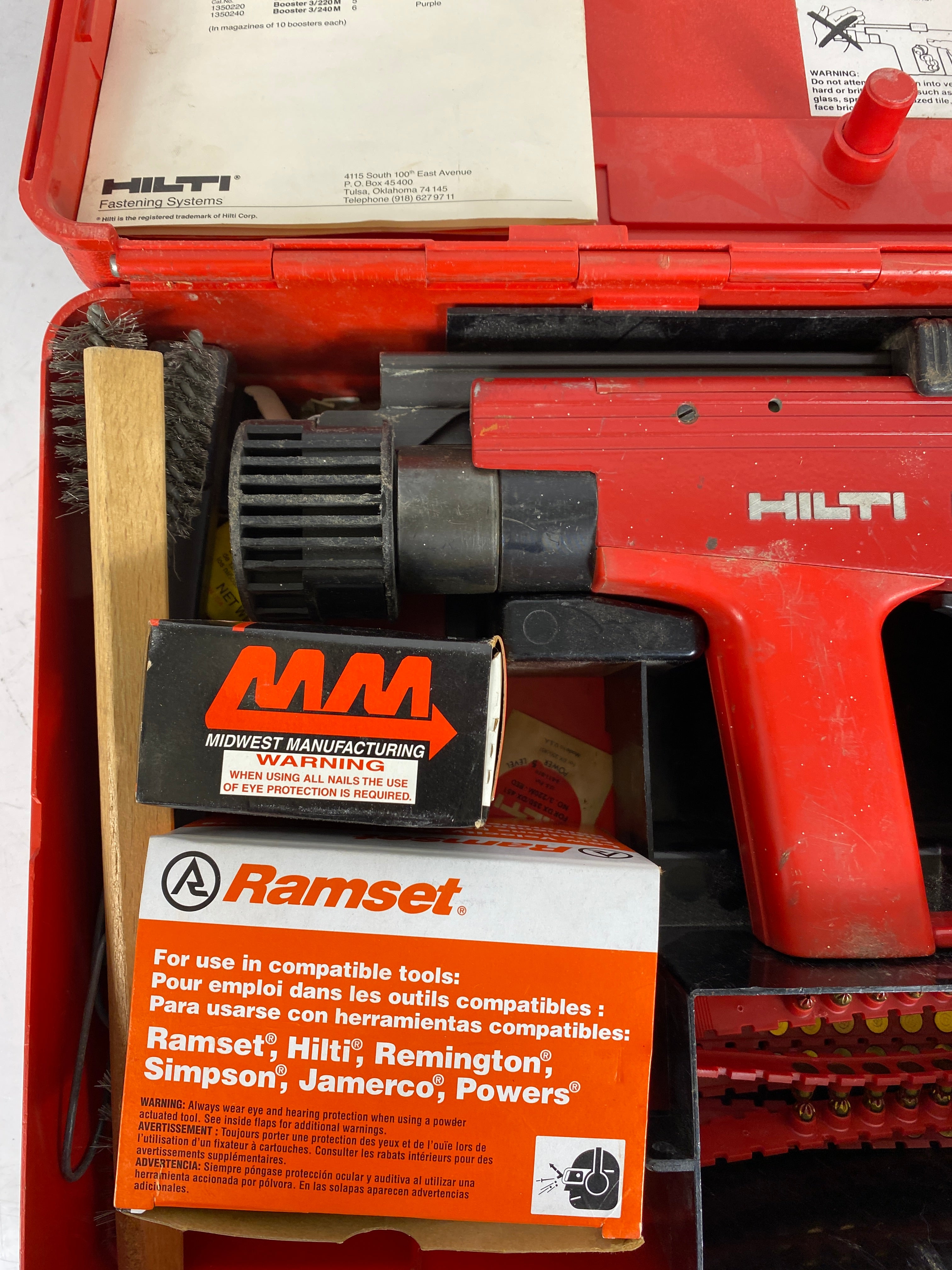 Hilti DX451 Nail Gun with Case