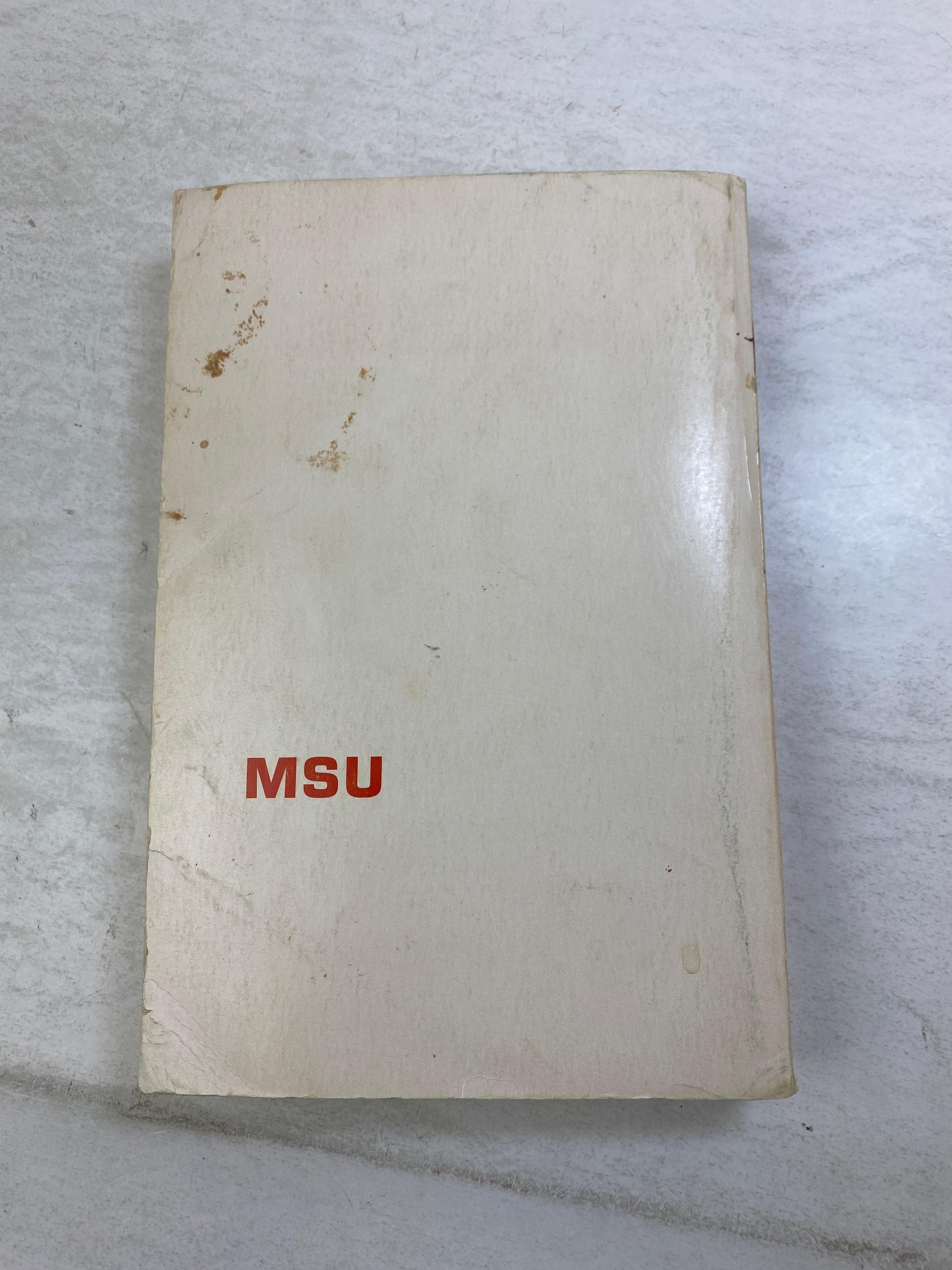 MSU Vintage Graduate Study Catalog 1971-1972