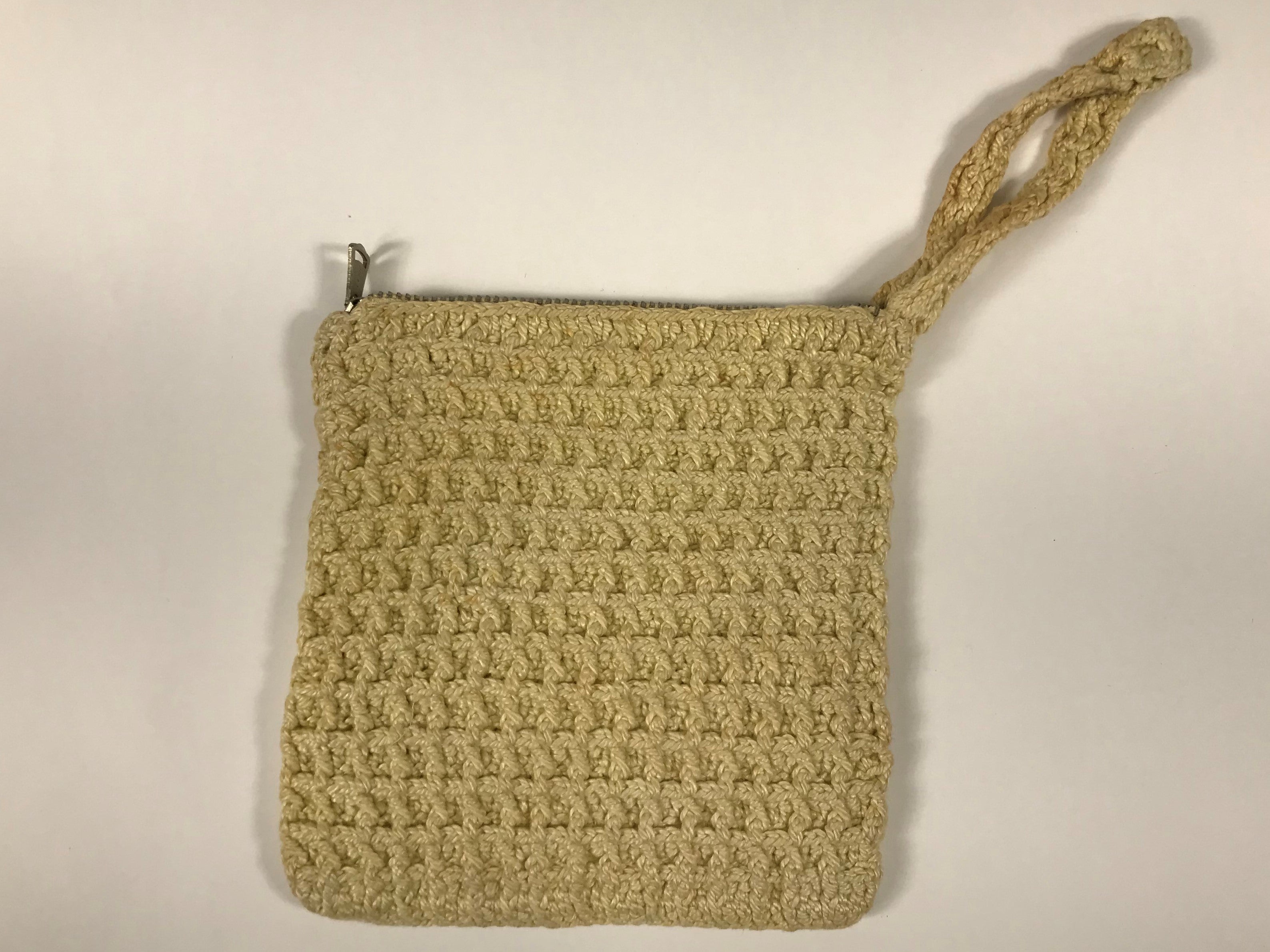 Vintage Cream 1940s Women's Crocheted Purse