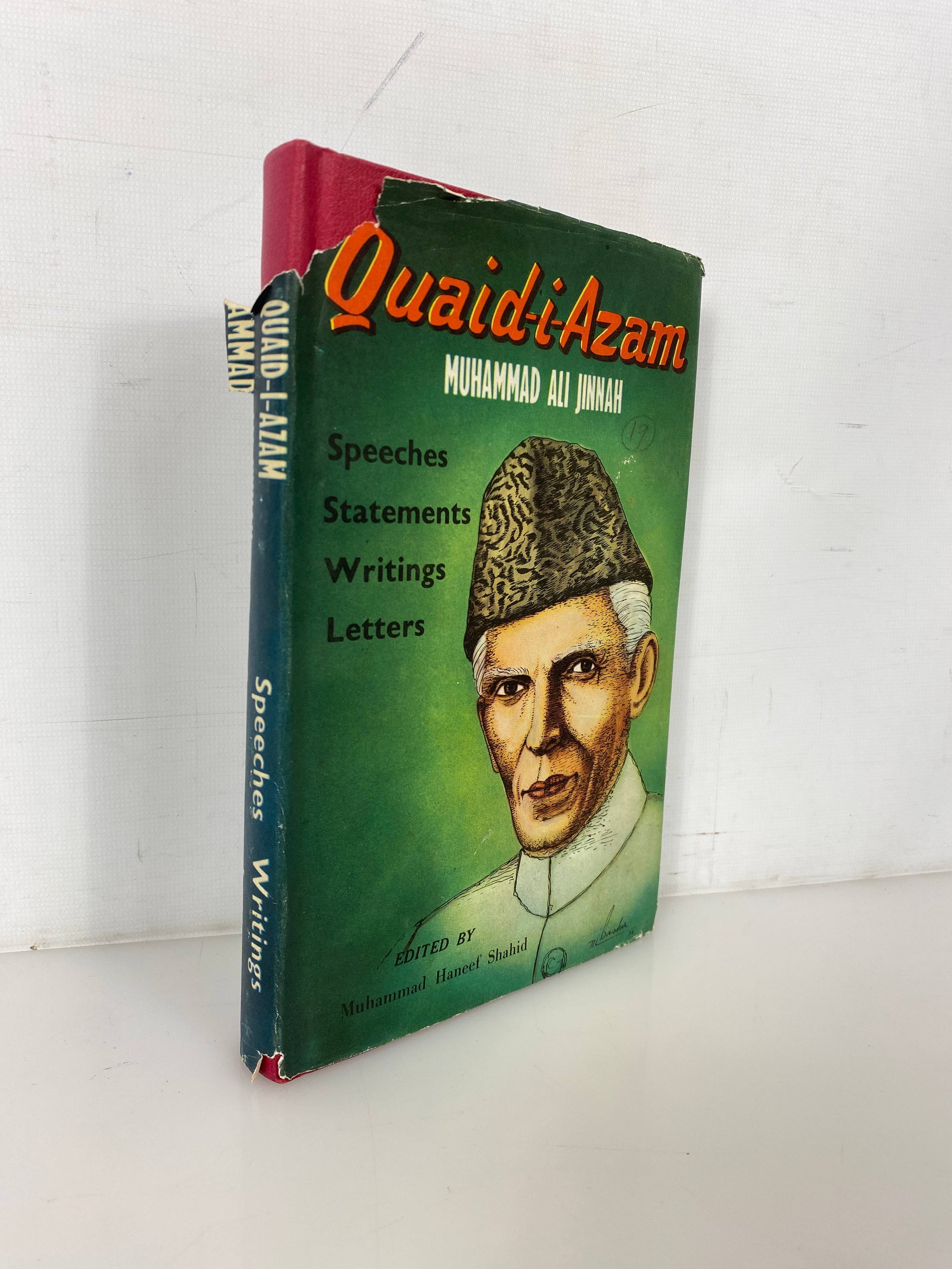 Quaid-I-Azam Muhammad Ali Jinnah Speeches/Statements/Writings 1976 1st Ed HC