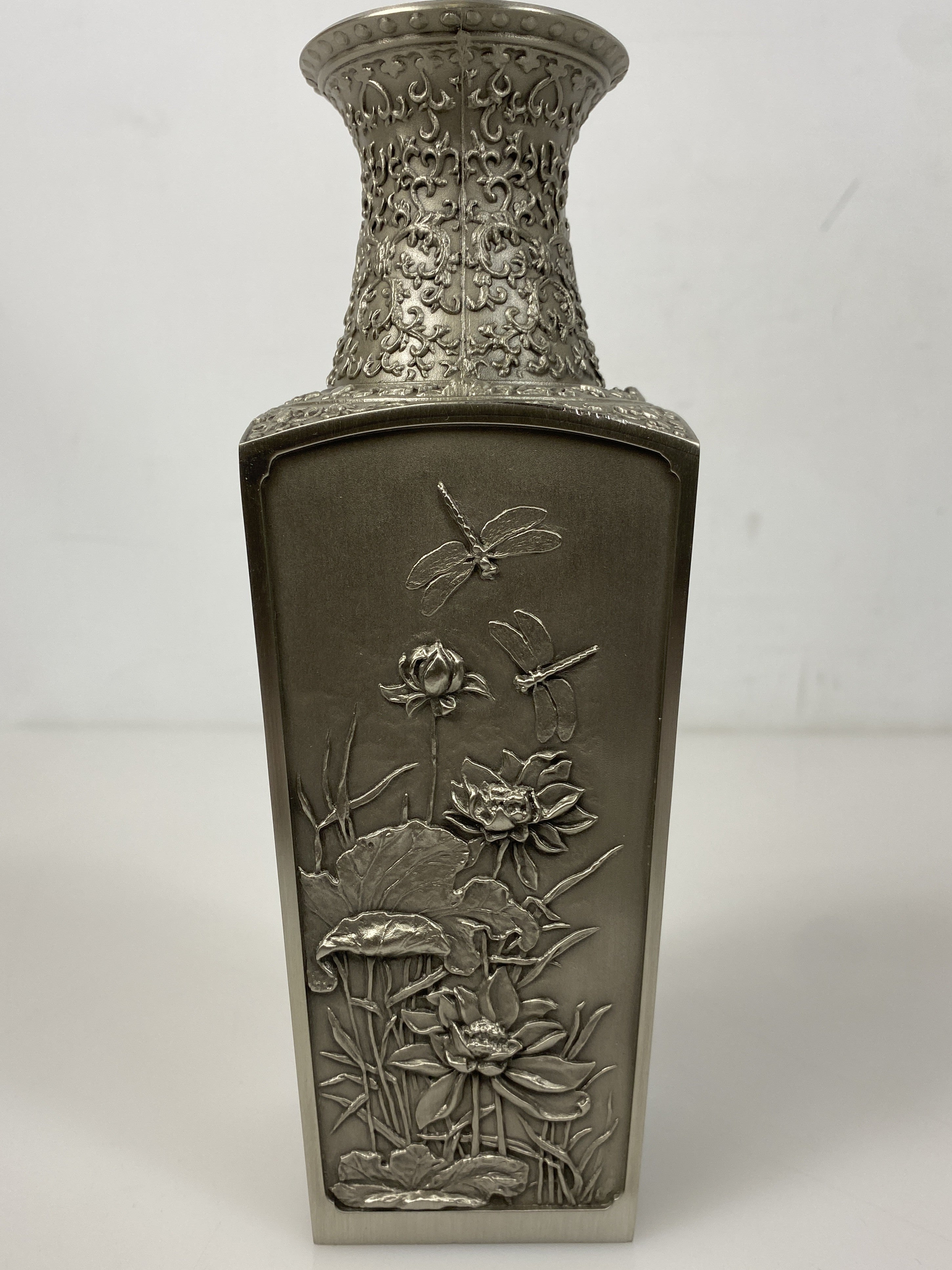 Royal Selangor Pewter Four Seasons 8 Inch Vase
