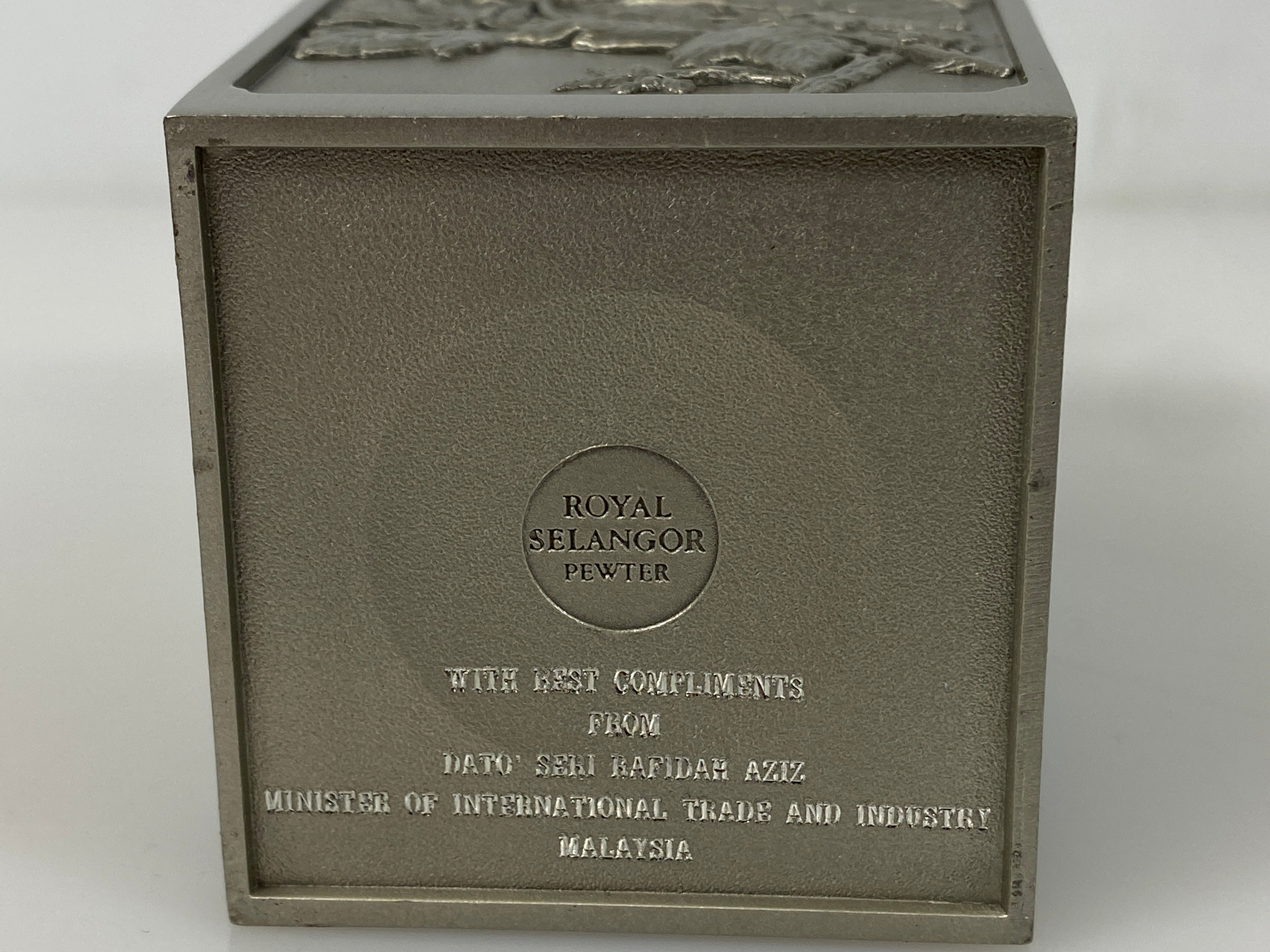 Royal Selangor Pewter Four Seasons 8 Inch Vase