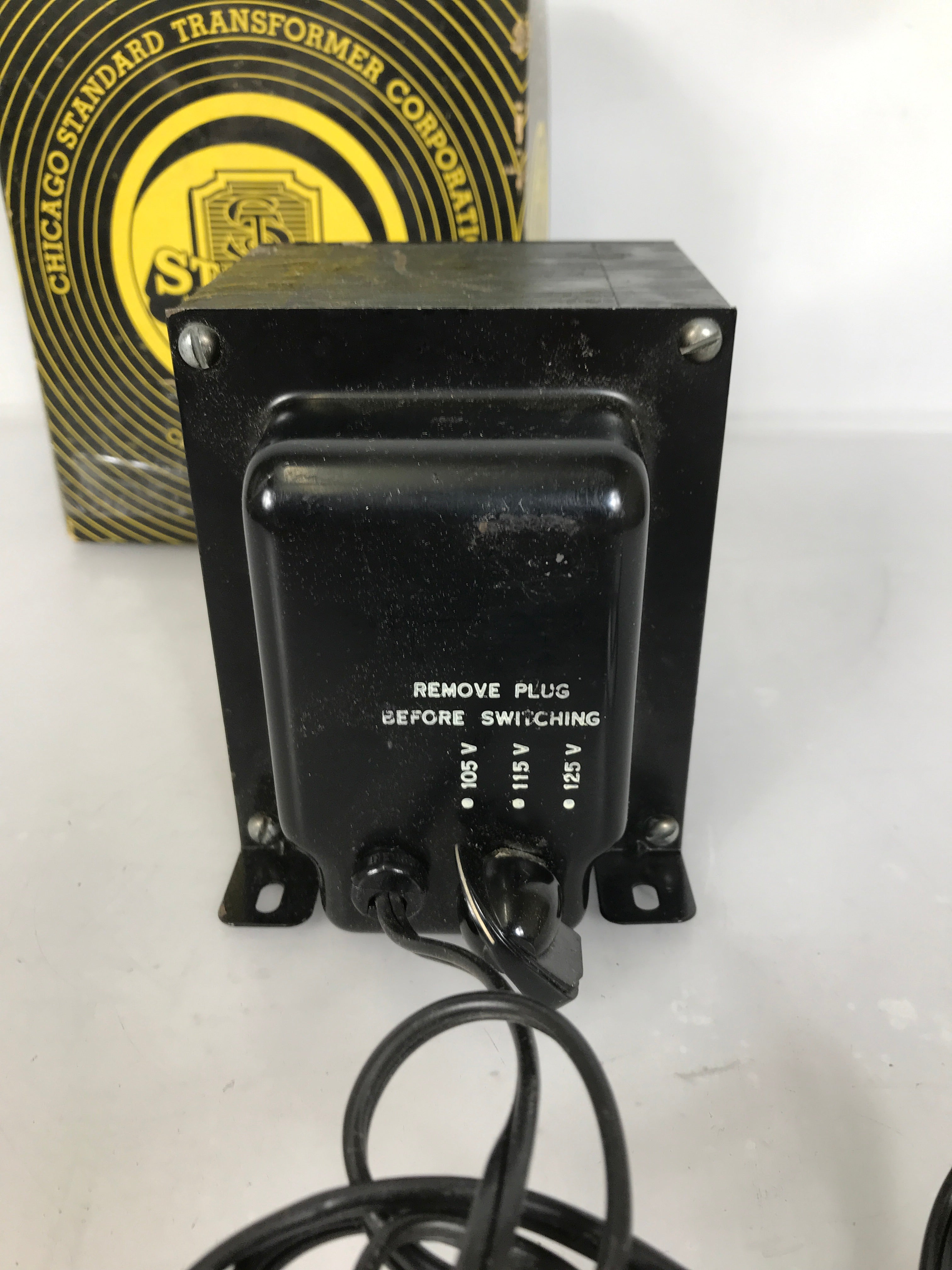 Vintage Stancor P-6161 Isolation Transformer with Box