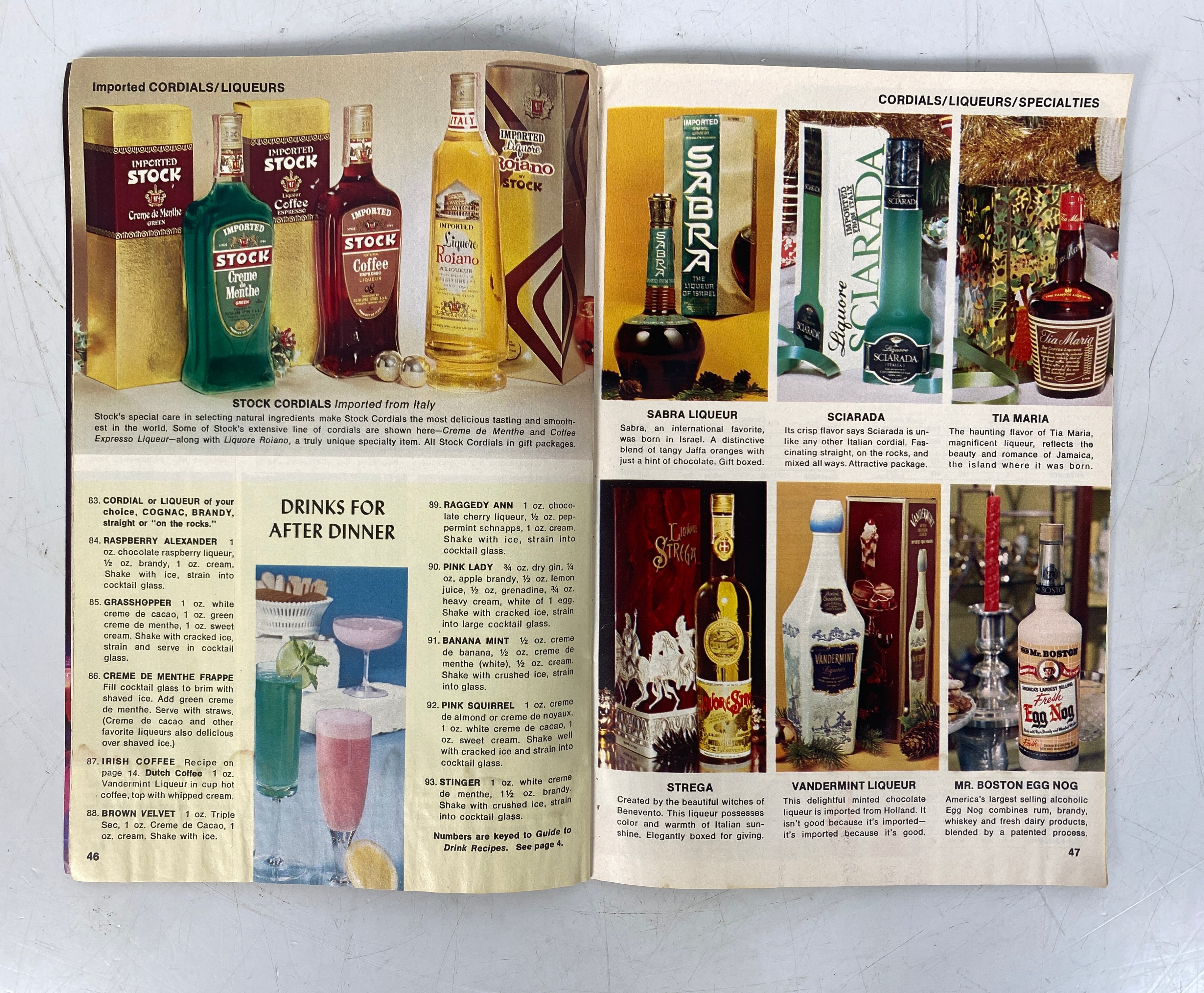 Lot of Vintage Wine Spirits and Recipe Booklets incl Wilken Family Album SC