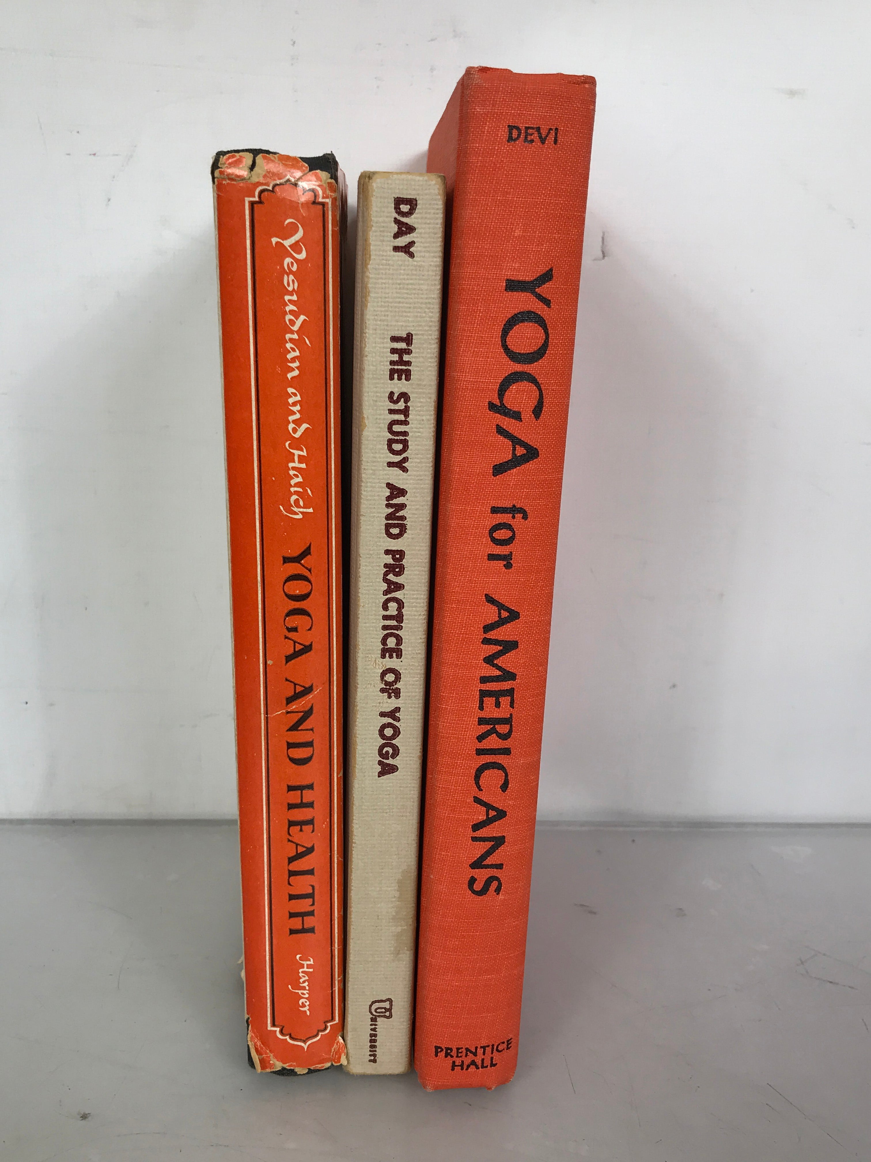 Lot of 3 Yoga Practice Books 1953-1960 HC