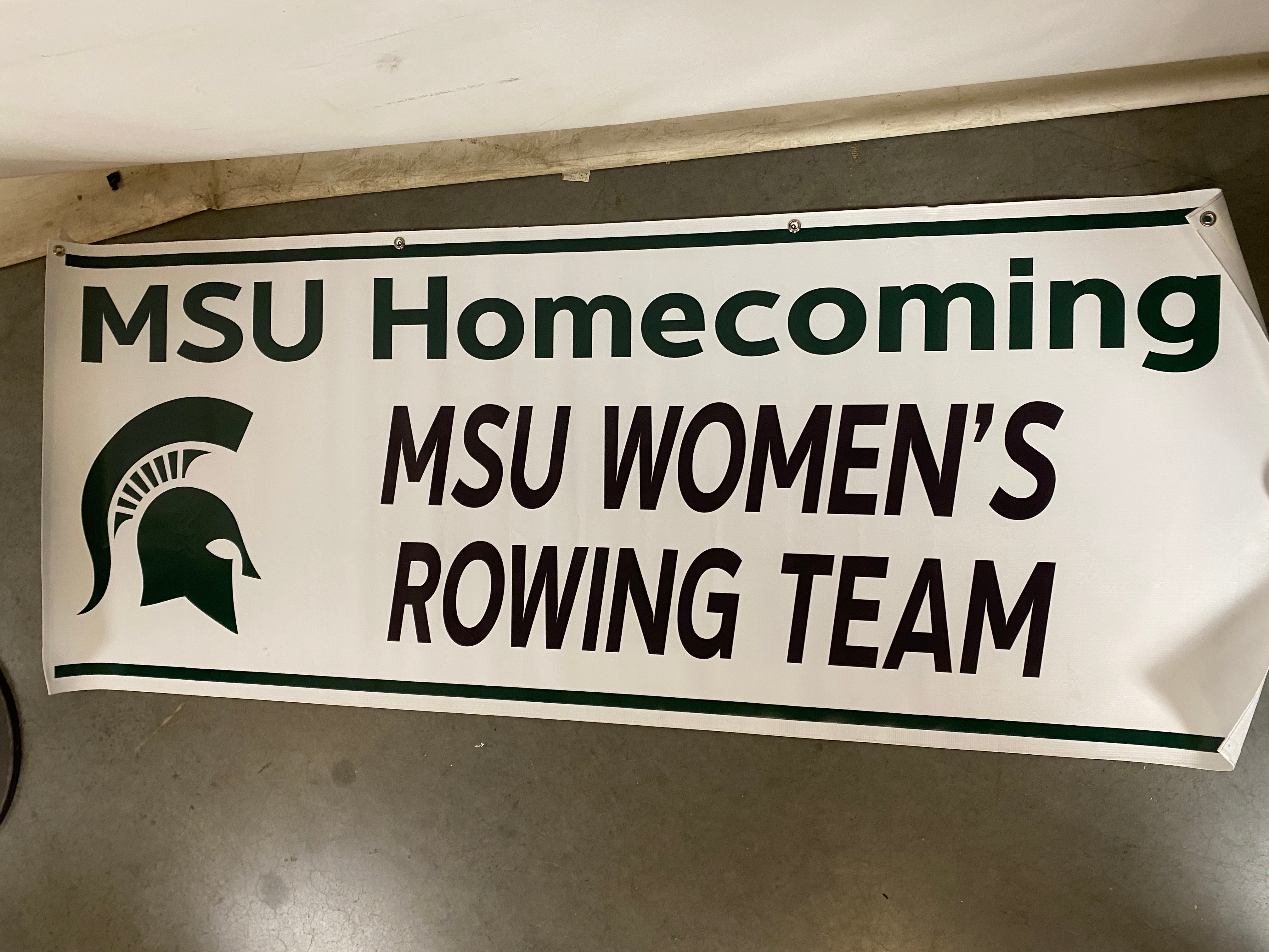 MSU Homecoming Women's Rowing Team Poster