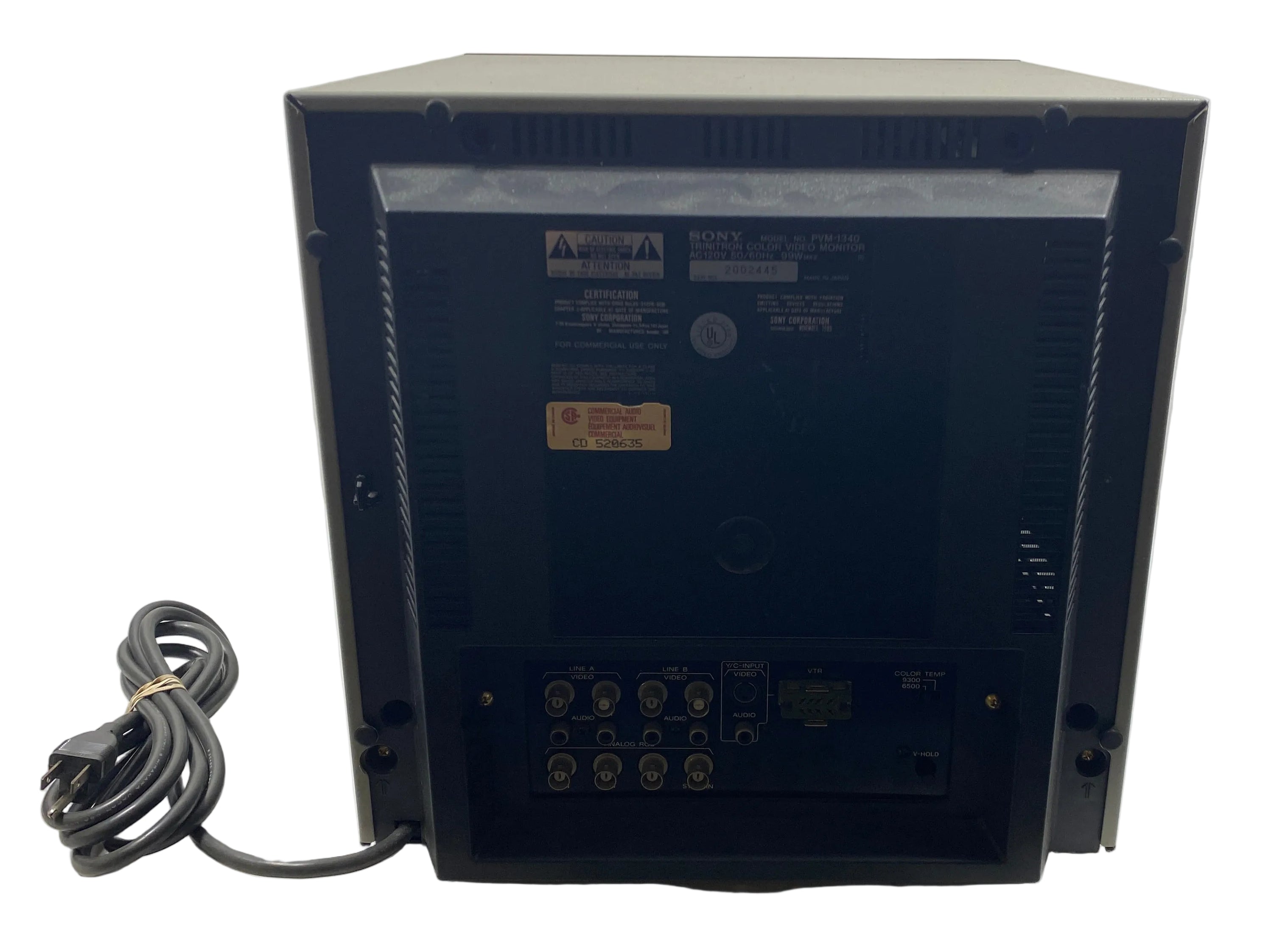 Sony PVM-1340 13" Trinitron CRT Professional Color Video Monitor
