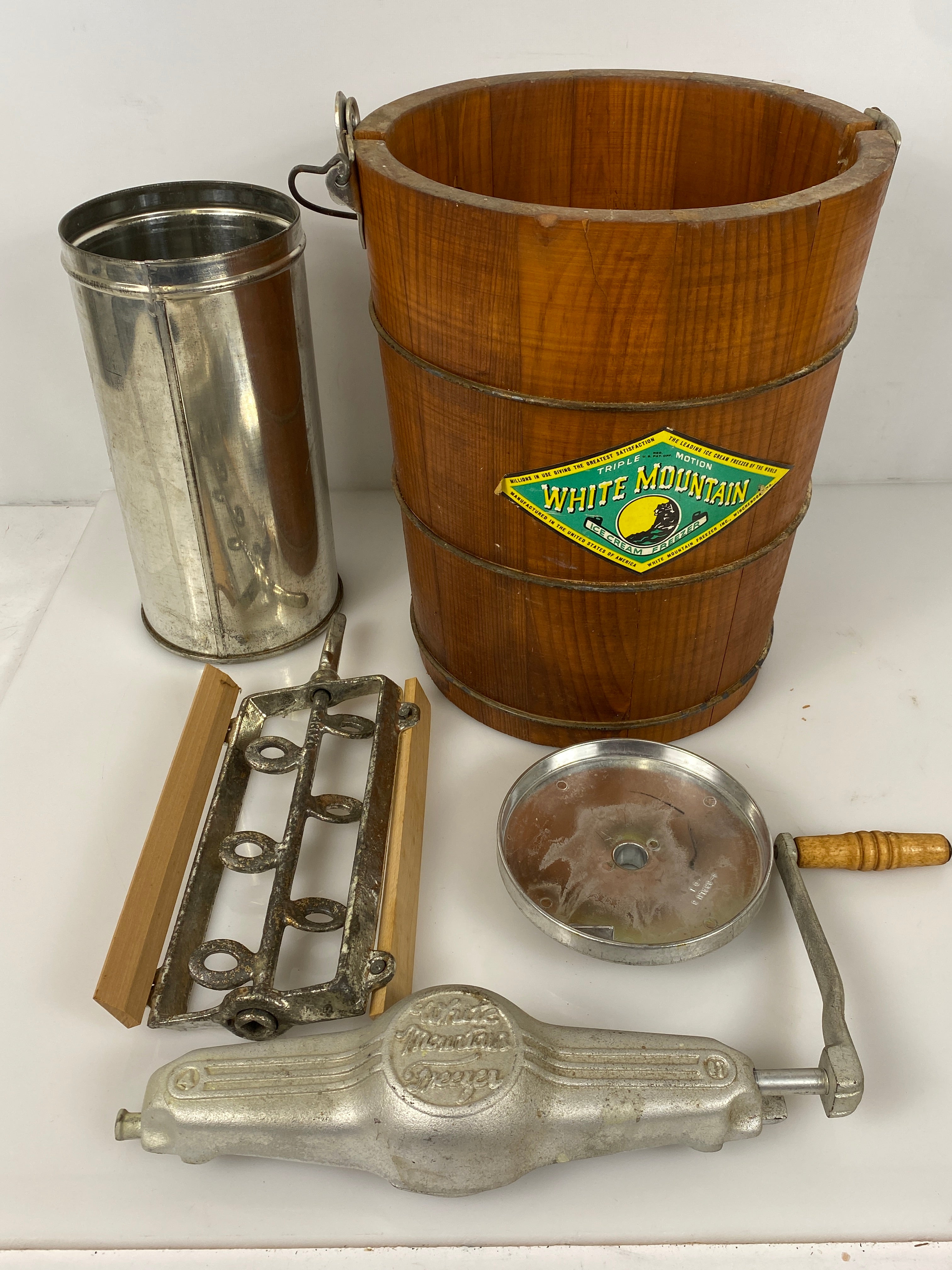 White Mountain Vintage Hand Crank Ice Cream Maker