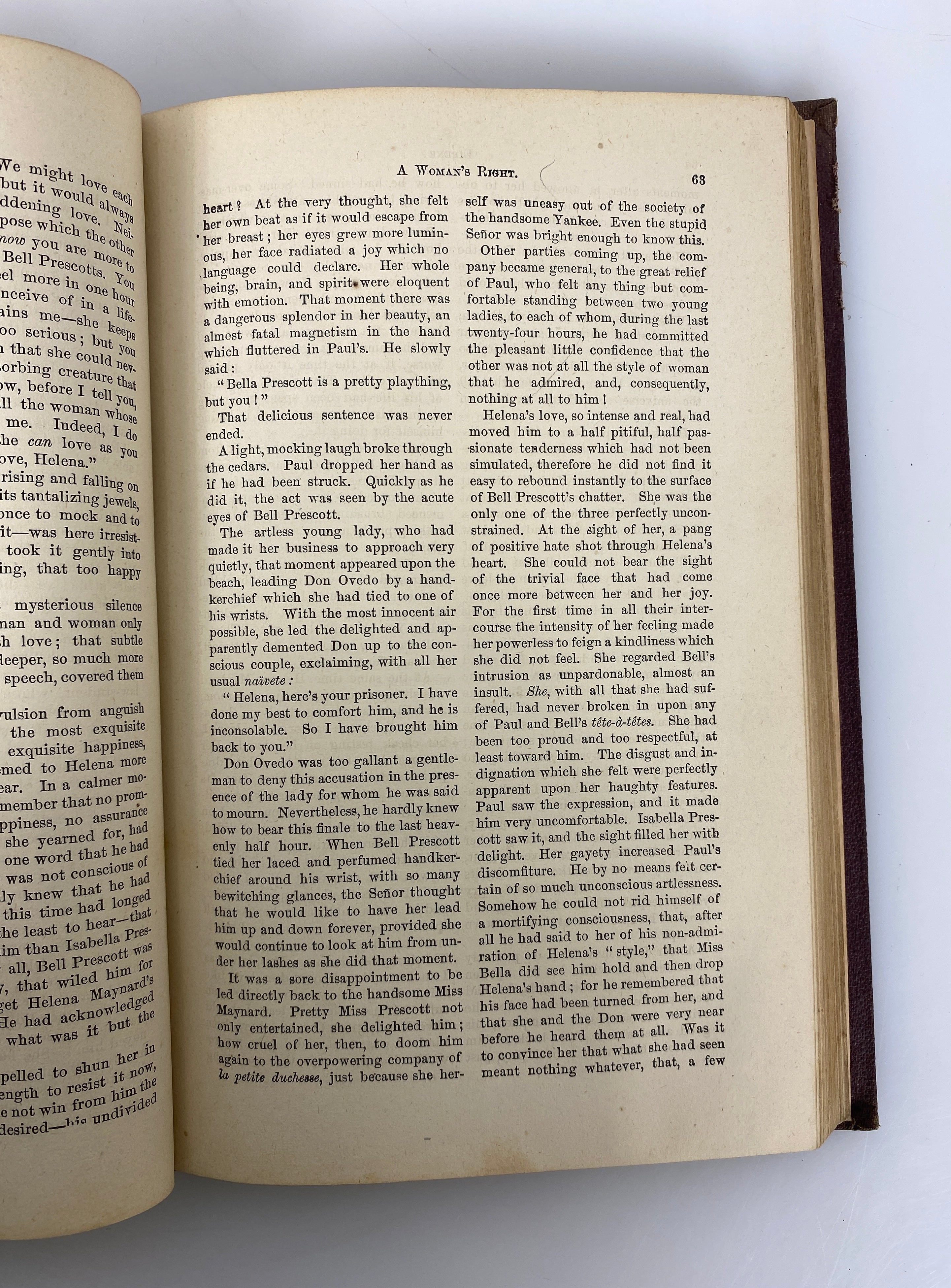 Eirene; or a Woman's Right by Mary Clemmer Ames 1871 Rare Antique HC