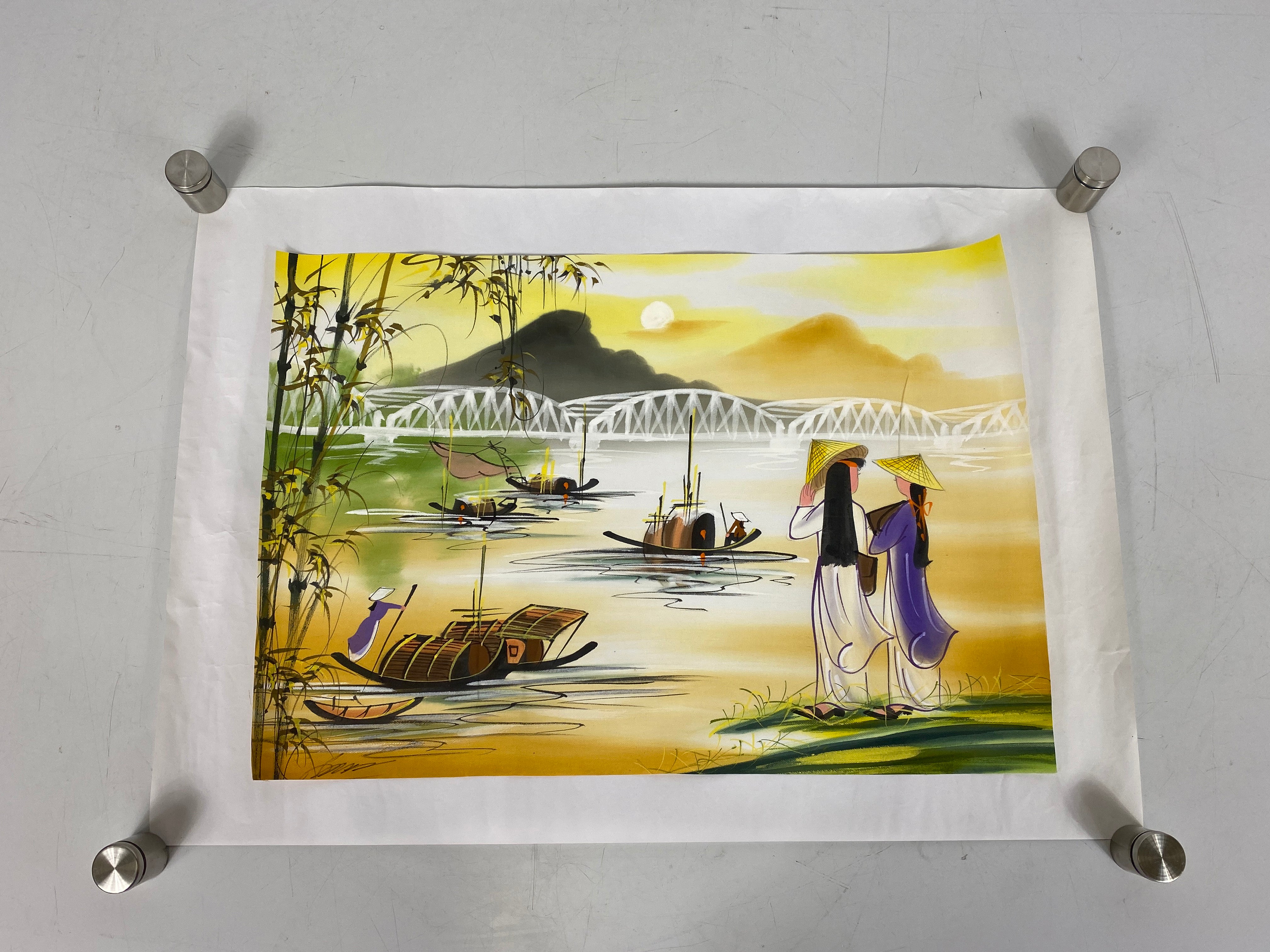 Vietnamese Silk Screen Artwork Prints