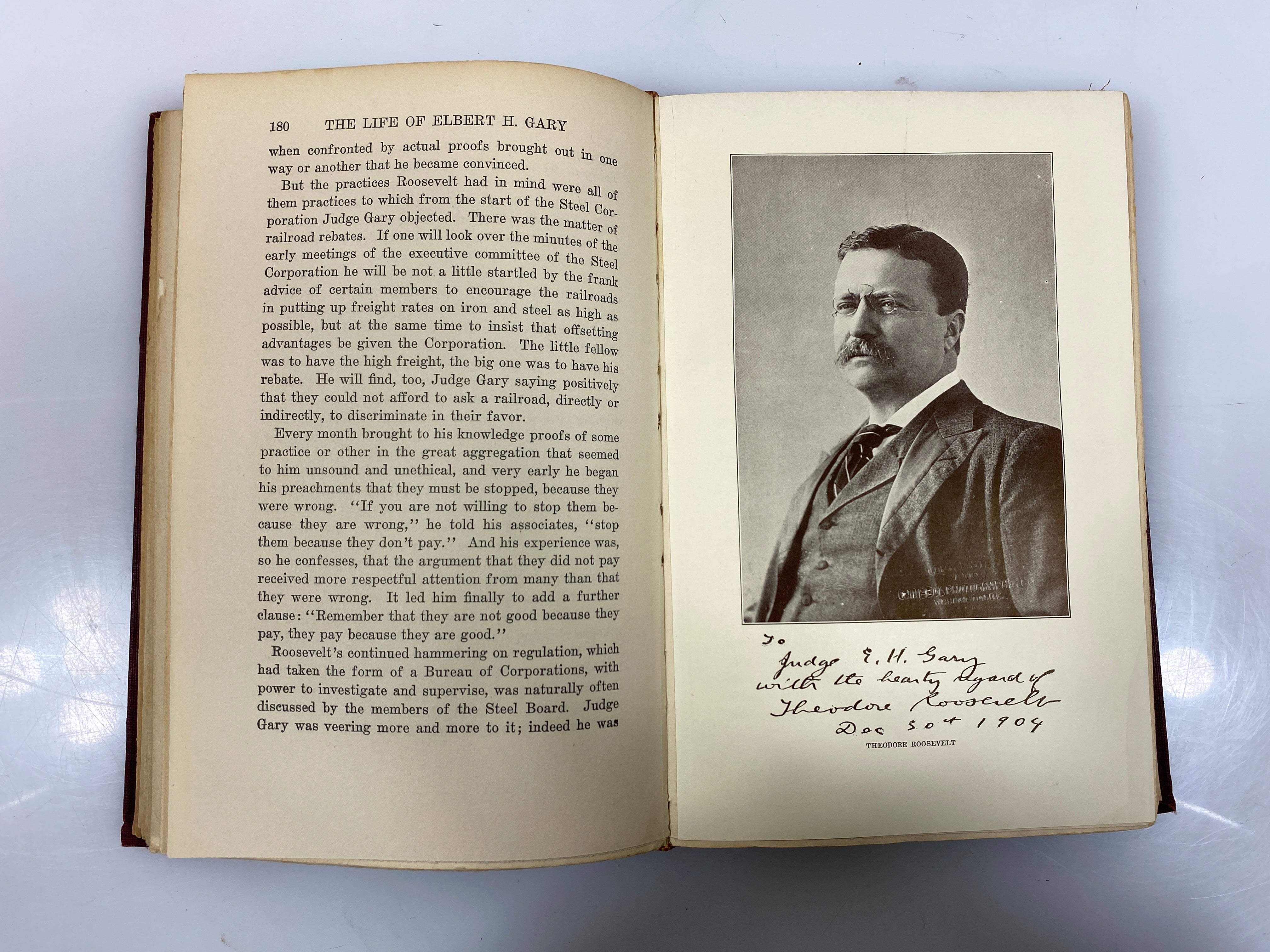 The Life of Elbert H. Gary by Ida Tarbell 1925 HC