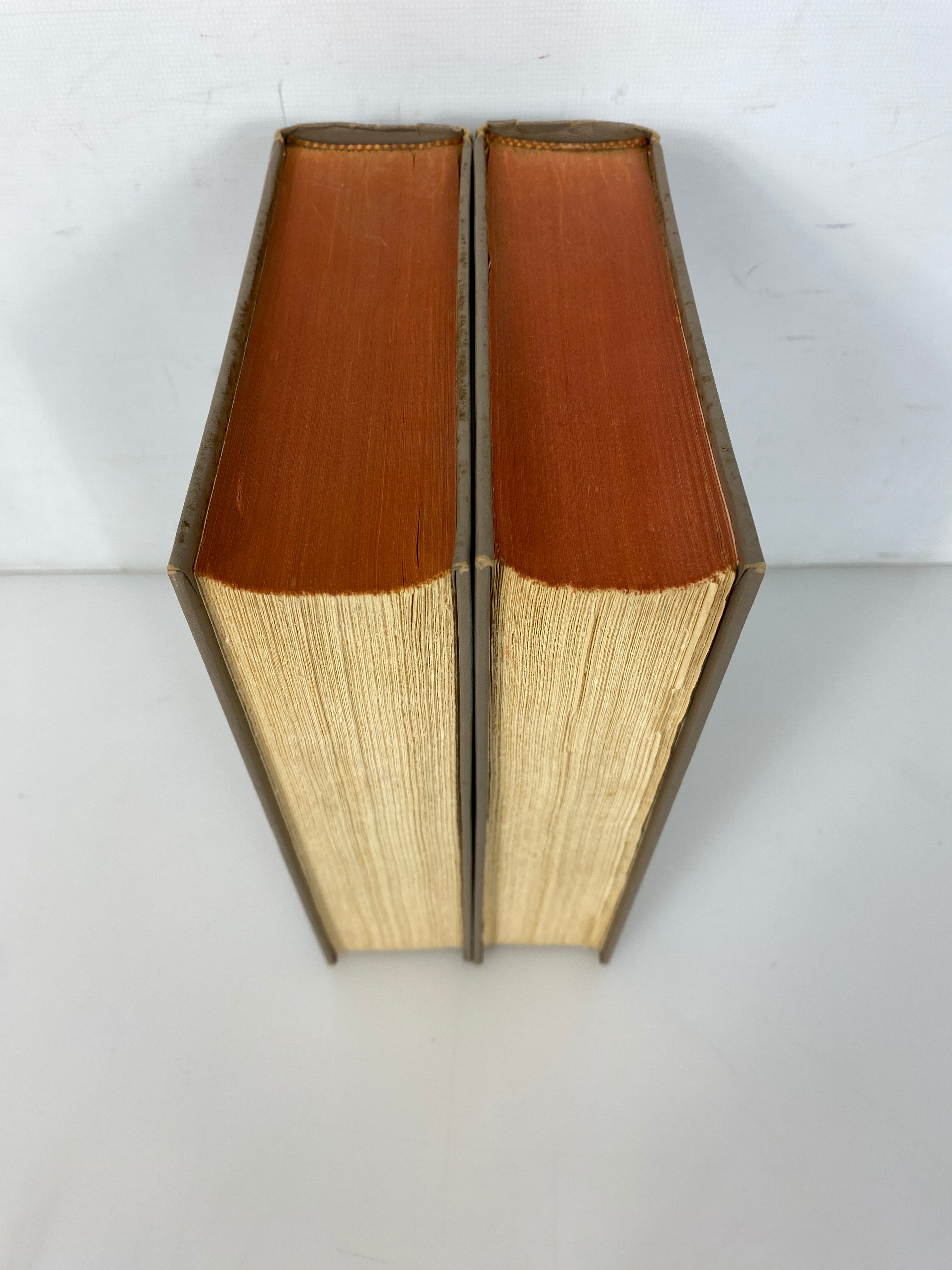 2 Volume Set The Columbia Viking Desk Encyclopedia 1953 Vintage HC