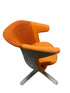 Steelcase #416911 Orange Lounge Chair