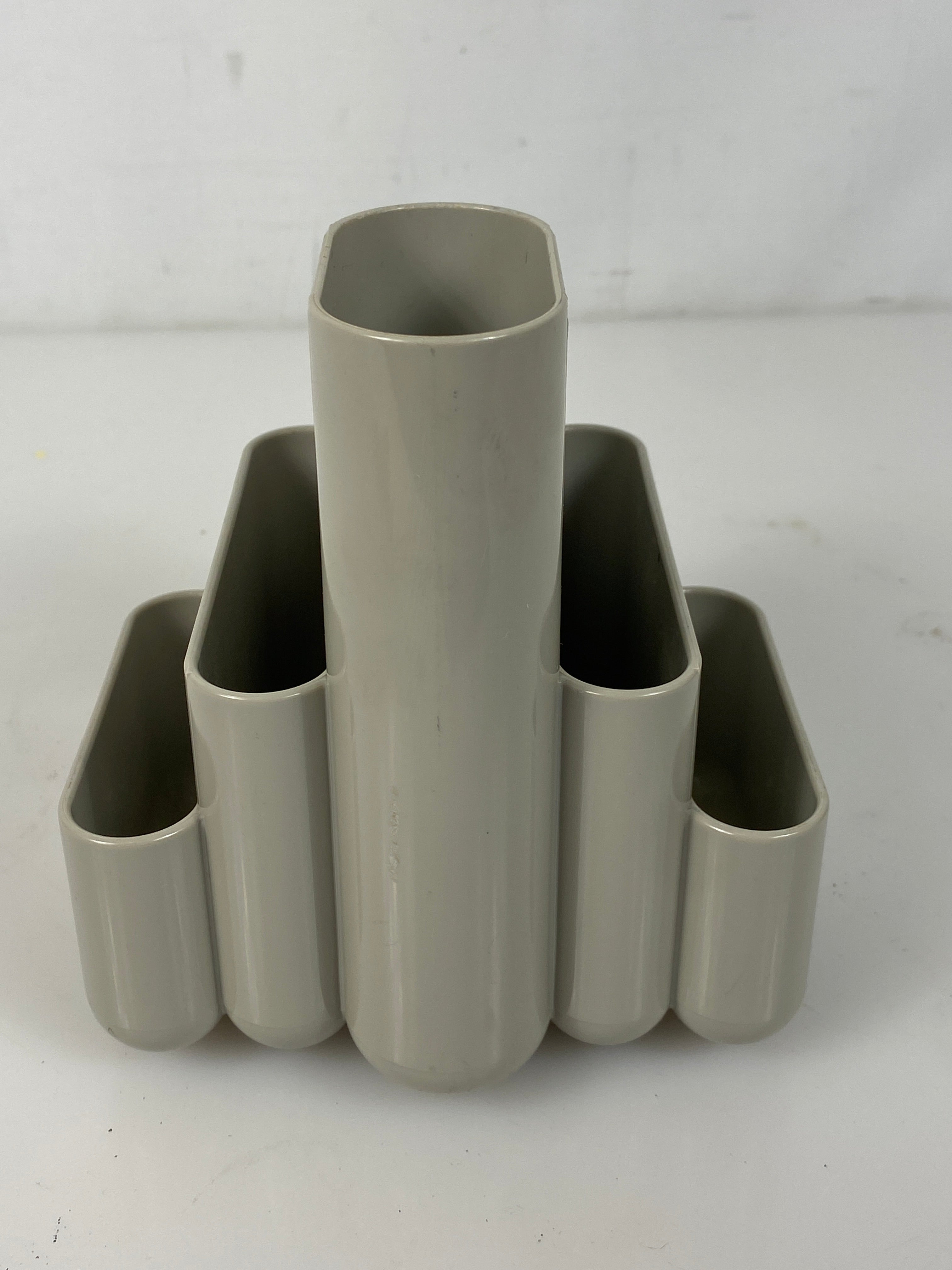 Vintage 1980's Tenex Gray Desktop Organizer