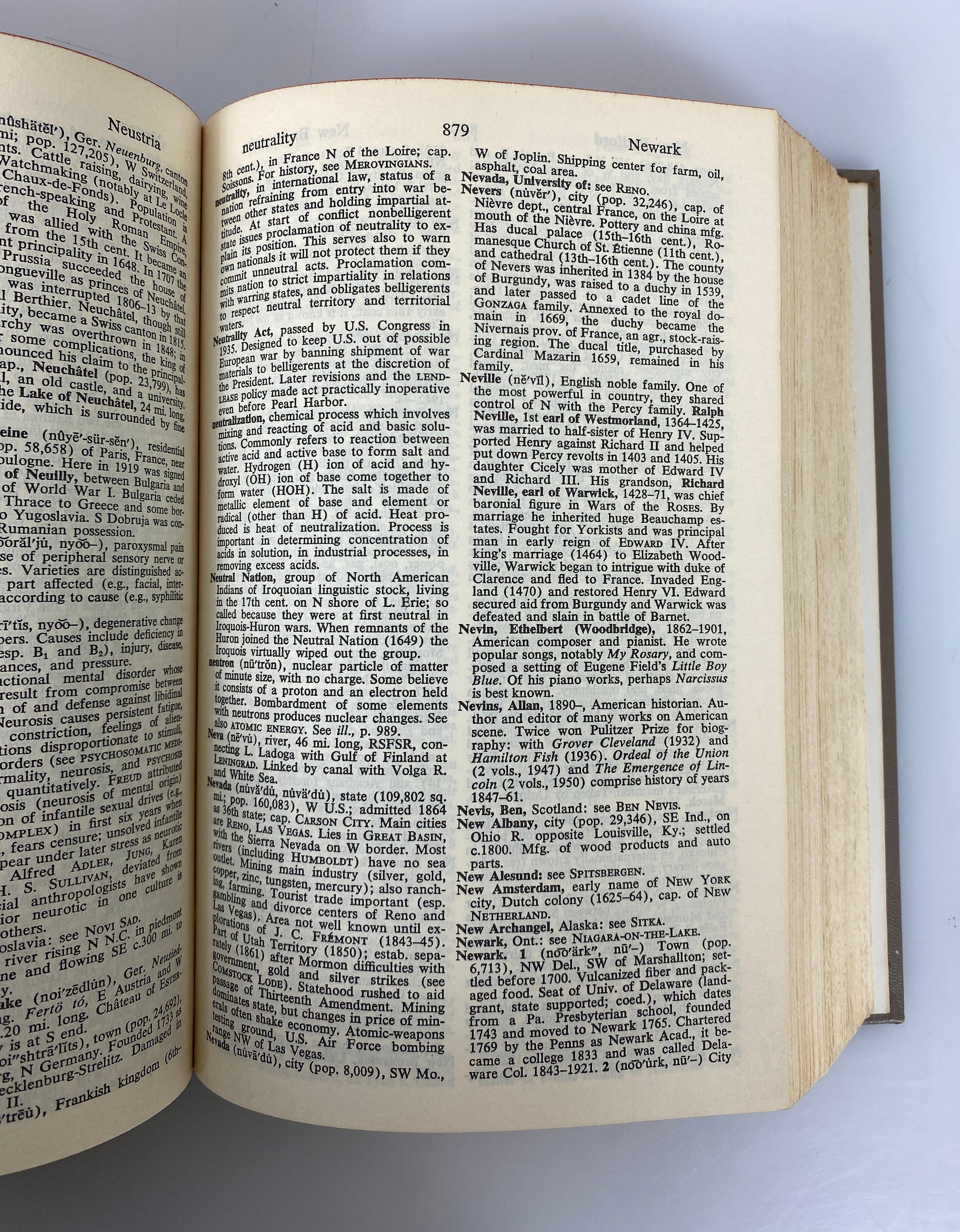 2 Volume Set The Columbia Viking Desk Encyclopedia 1953 Vintage HC