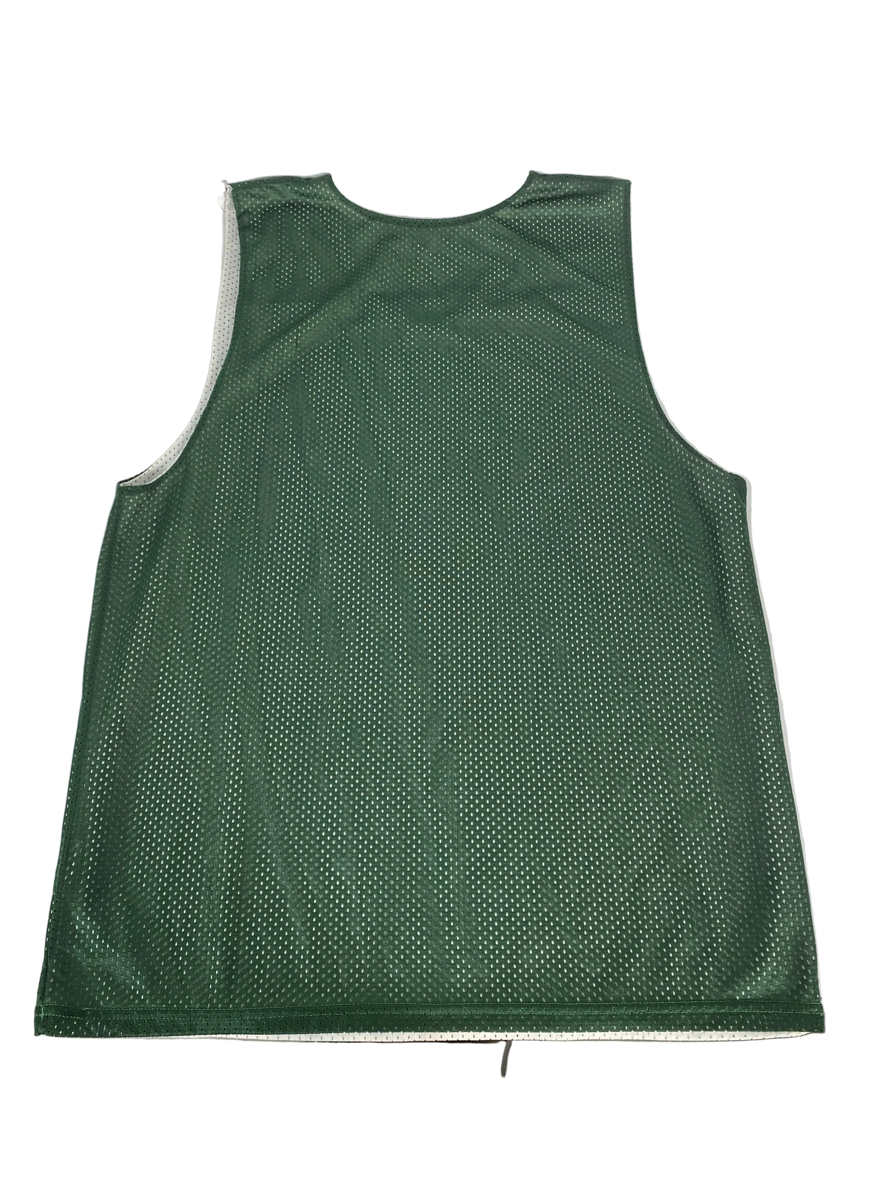 Green & White Reversible Basketball Jersey Women's Size L