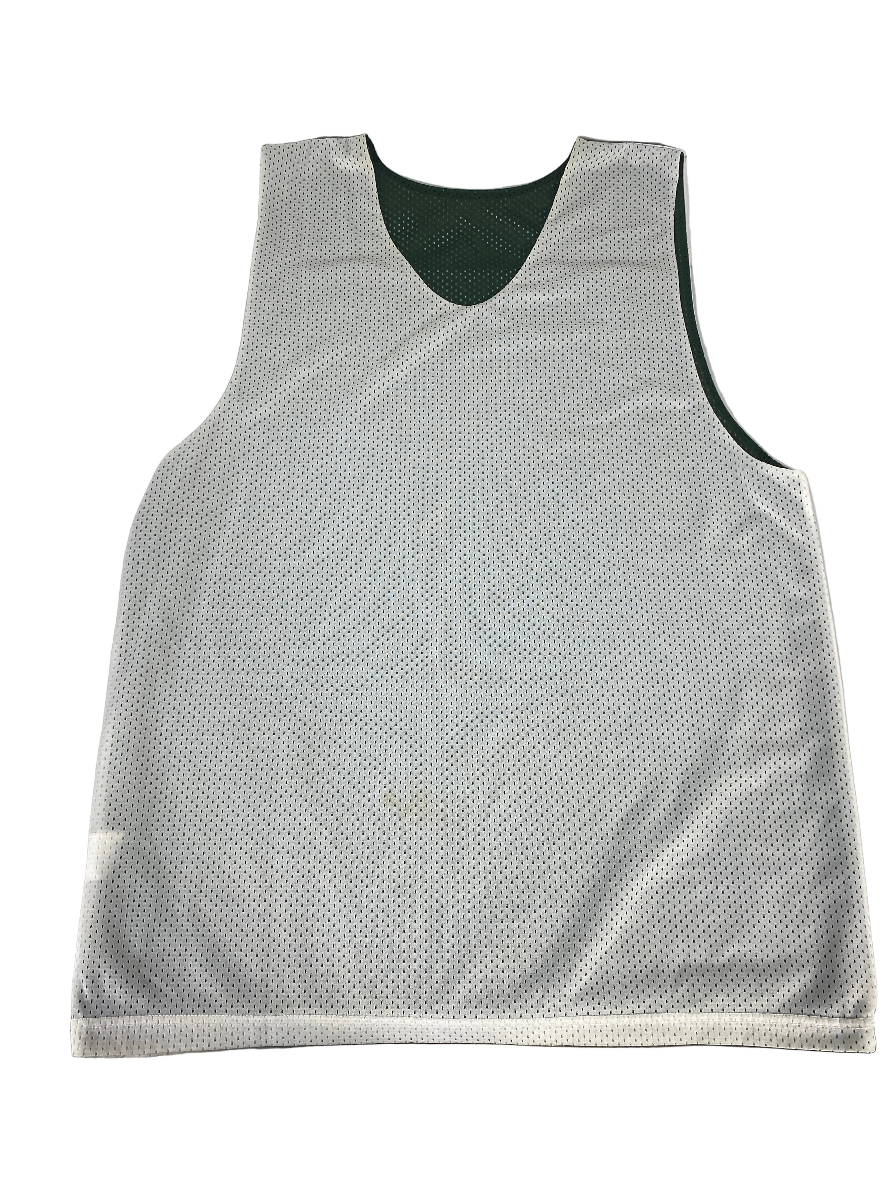 Green & White Reversible Basketball Jersey Women's Size L