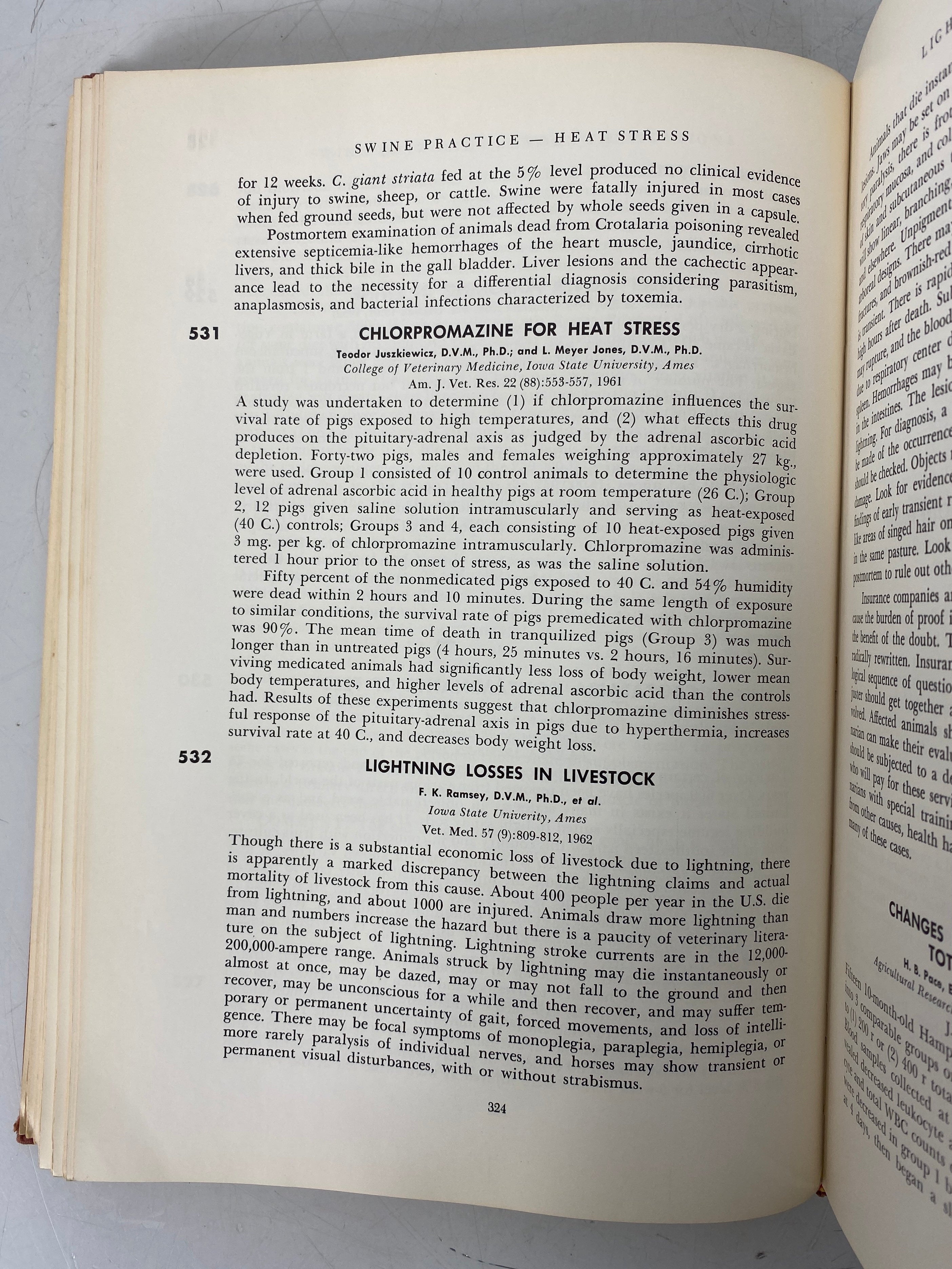 Progress in Swine Practice Vol 1 Book 3 Smithcors/Catcott 1966 1st Print HC