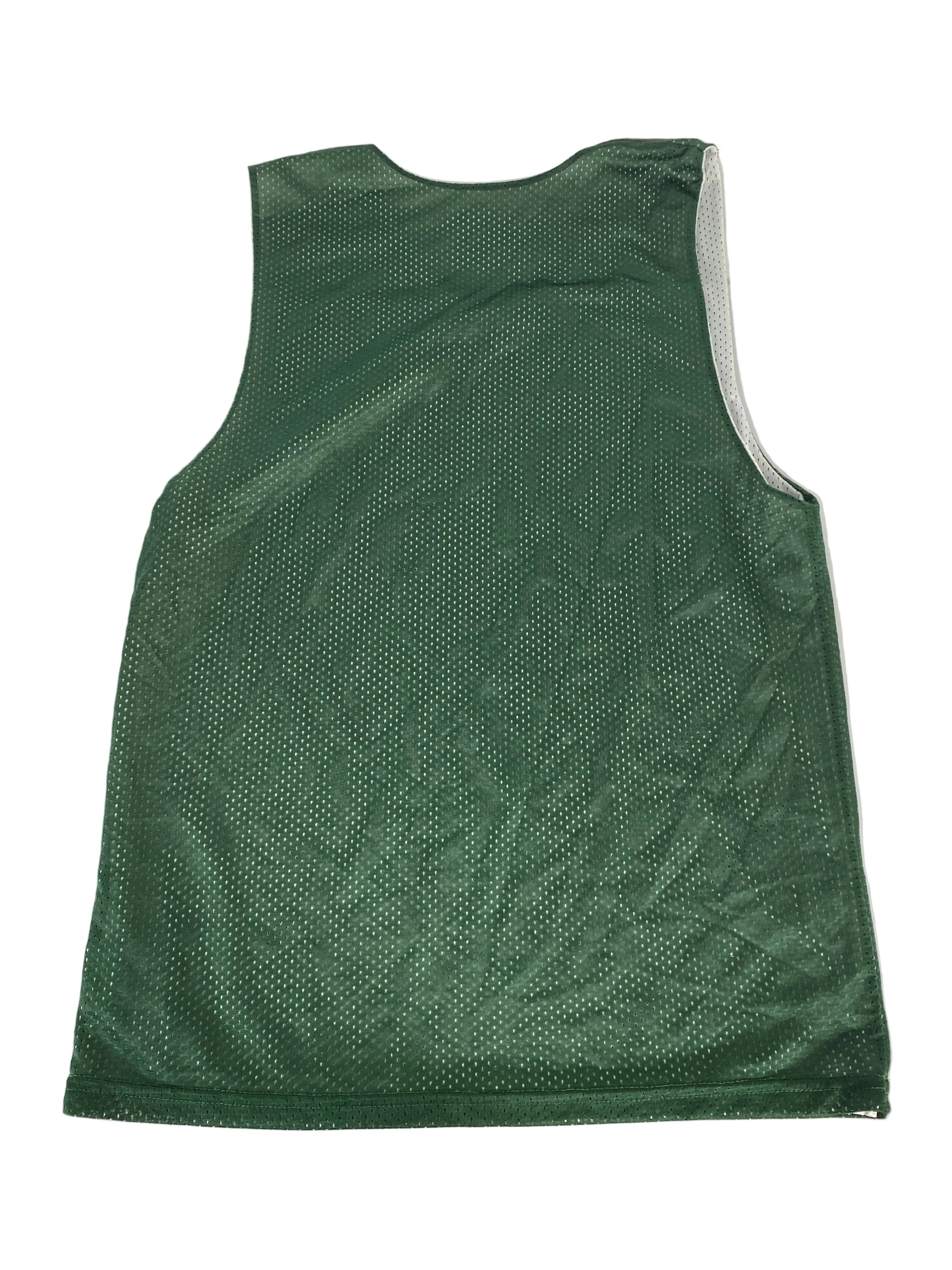 Green & White Reversible Basketball Jersey Women's Size M