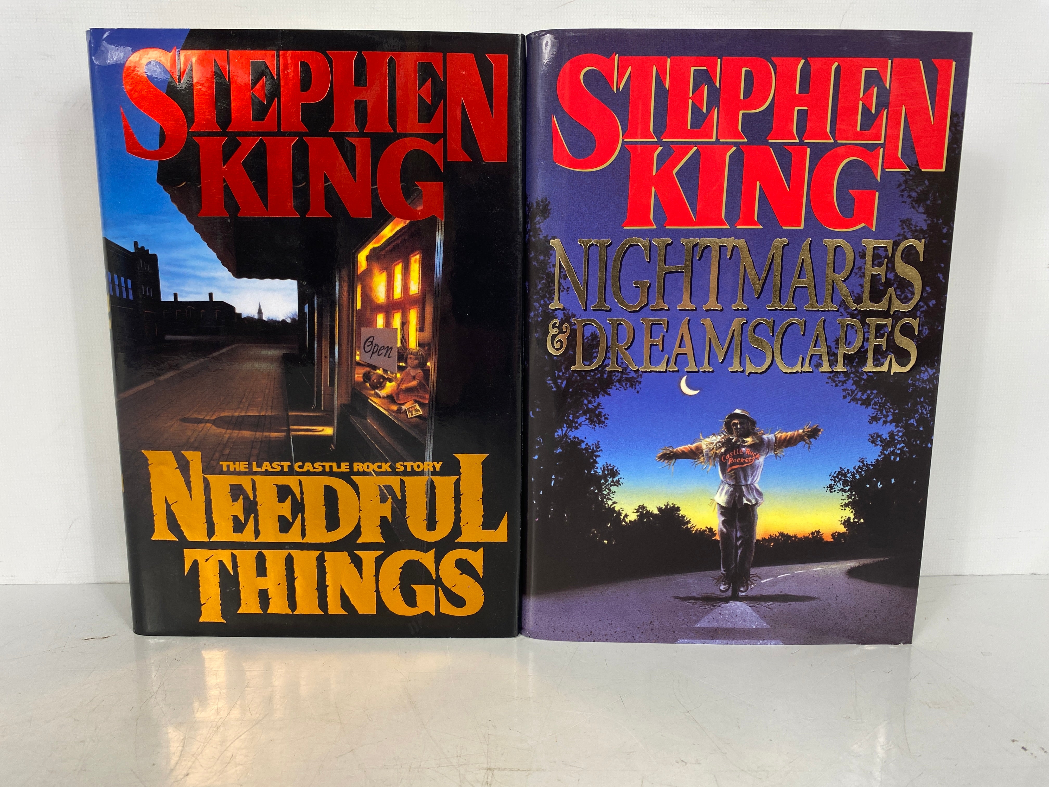 2 Stephen King 1st Editions: Needful Things/Nightmares & Dreamscapes HCDJ