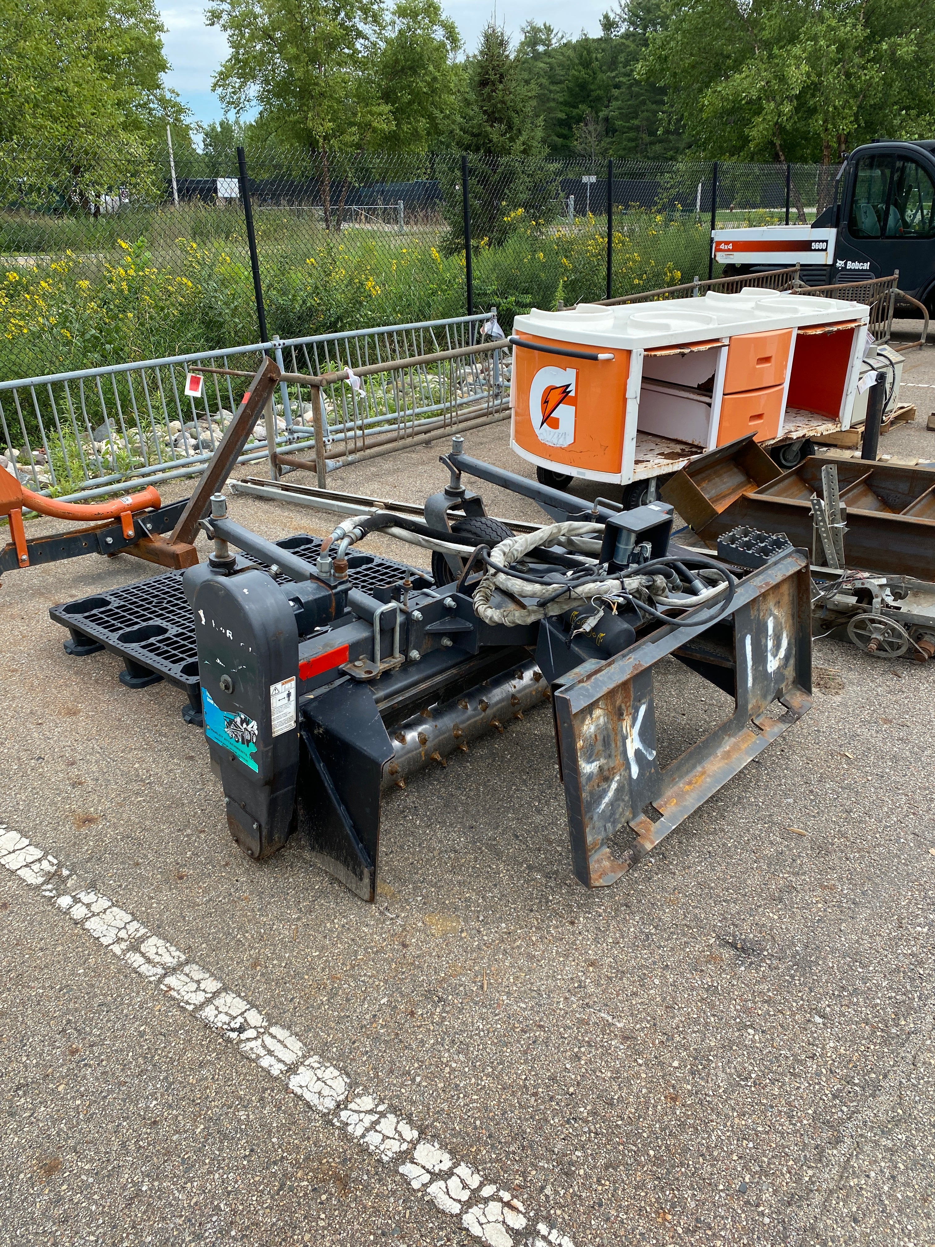 Harley Attachments Tow Behind Rake
