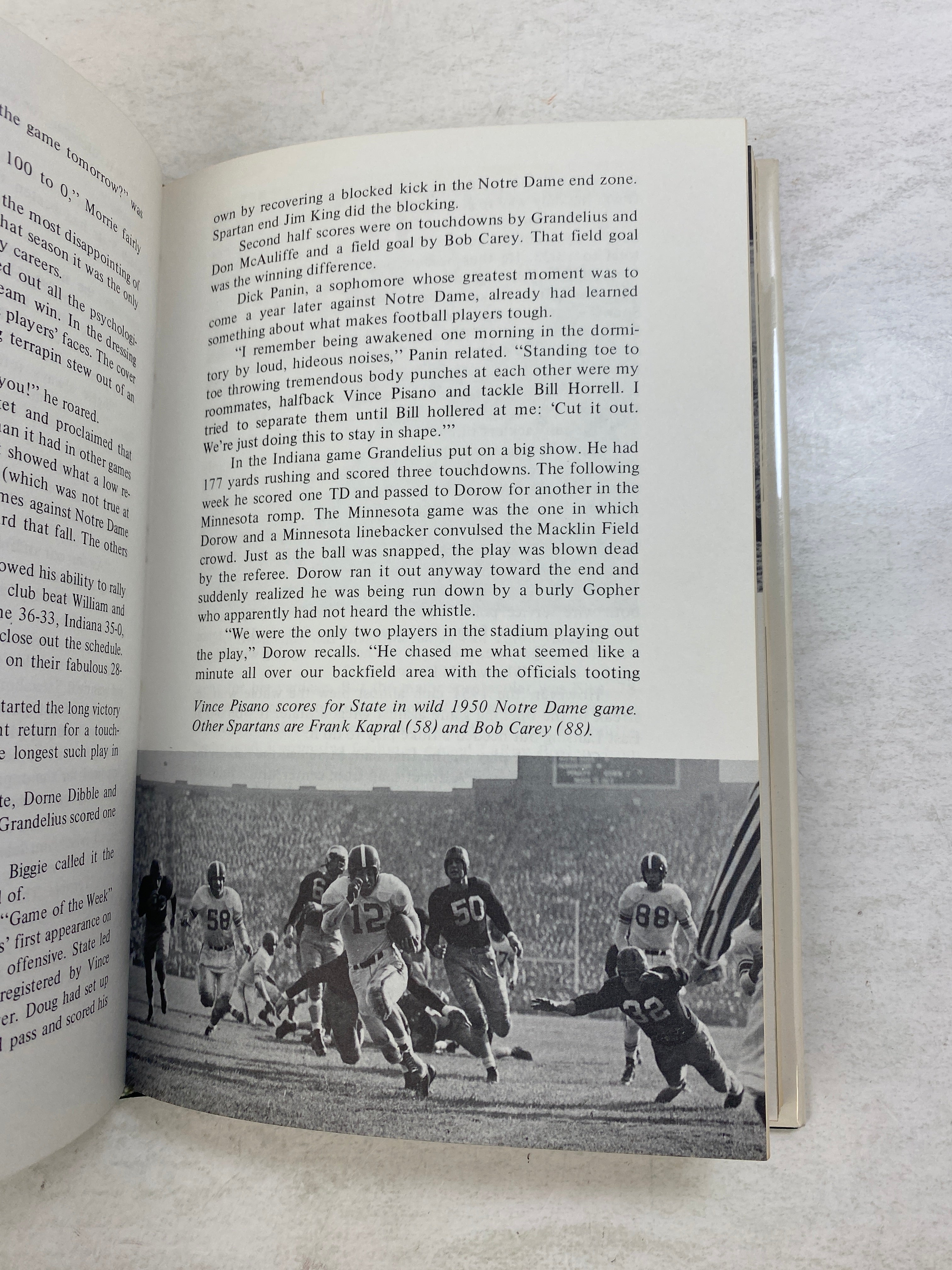 The Spartans by Fred Stabley HCDJ *Signed* 1975