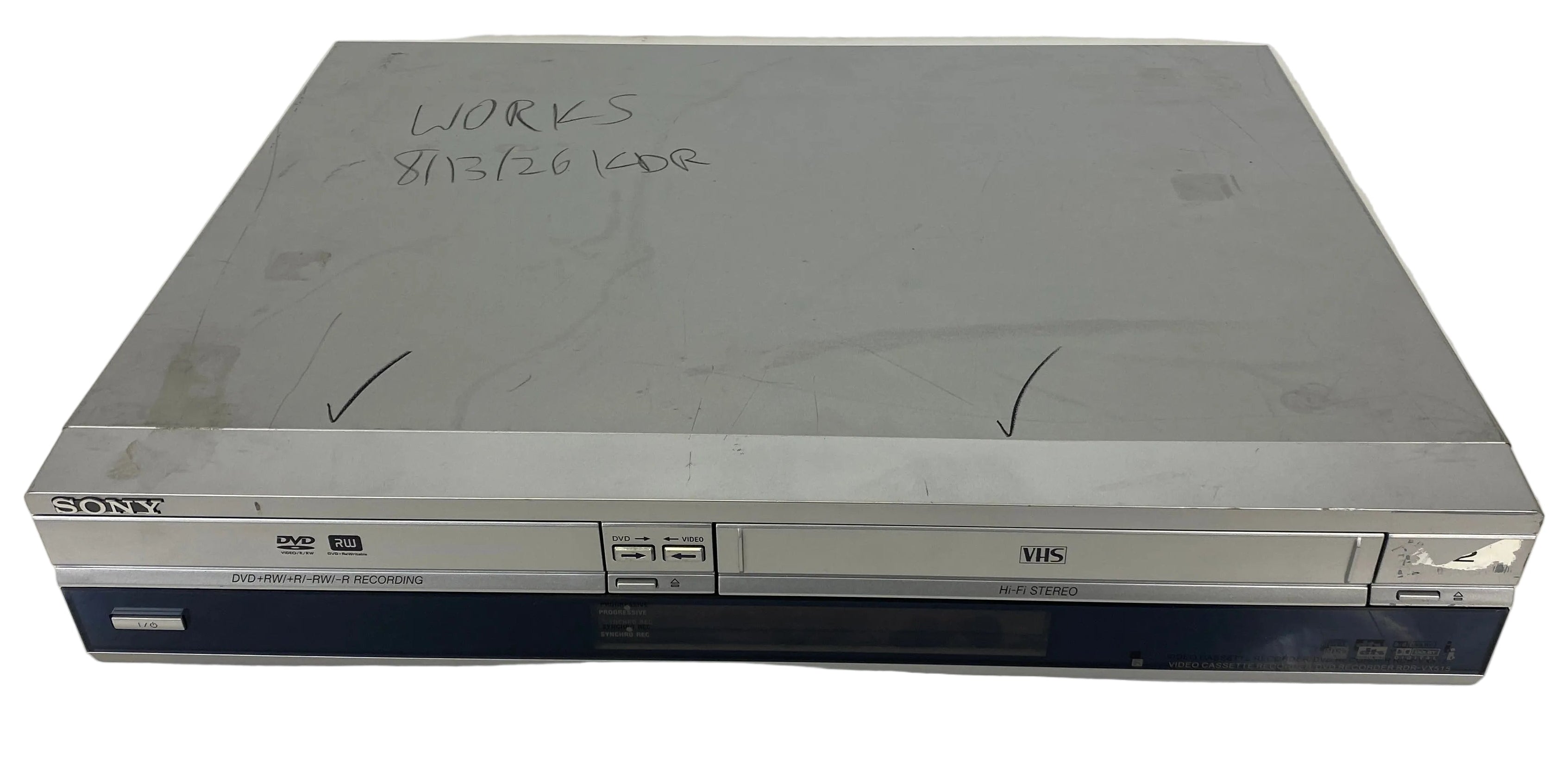 Sony RDR-VX515 Video Cassette Recorder / DVD Recorder