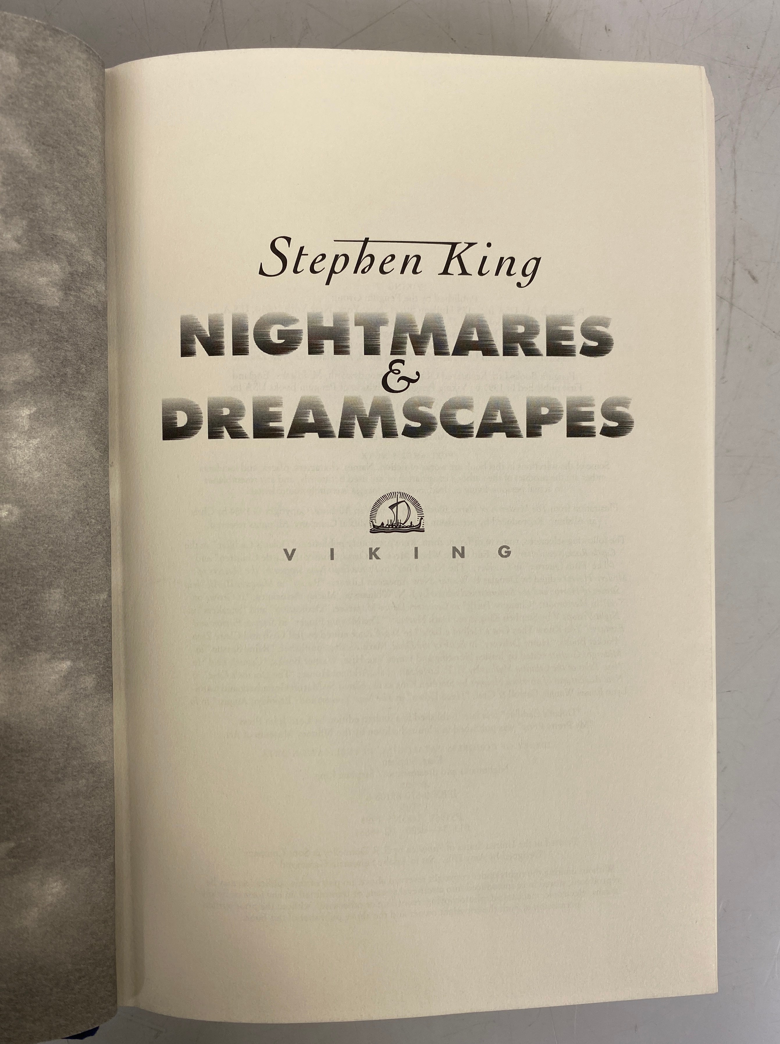 2 Stephen King 1st Editions: Needful Things/Nightmares & Dreamscapes HCDJ